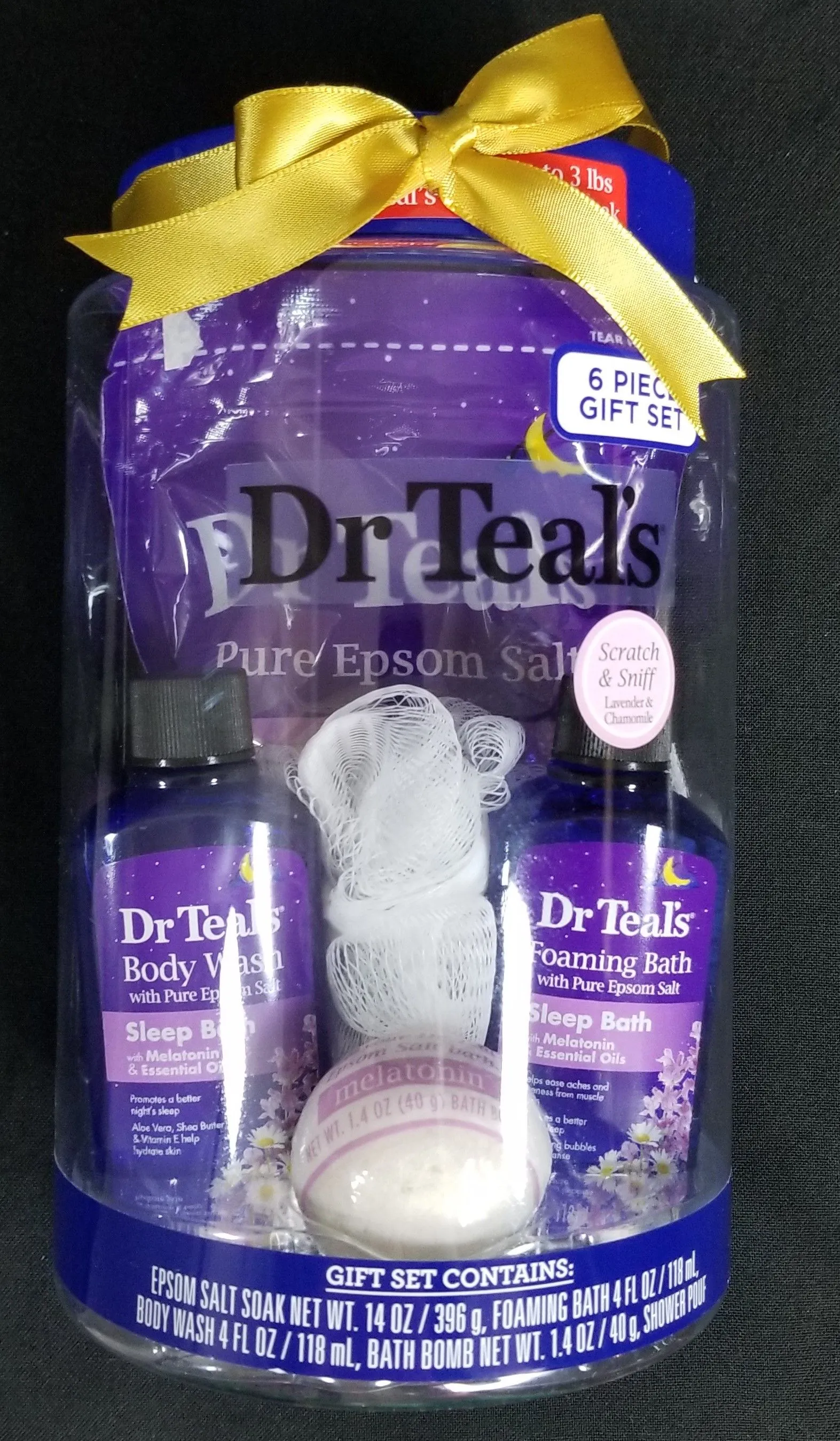 Product image for Dr Teals Epsom Salt Lavender Piece Gift Set 