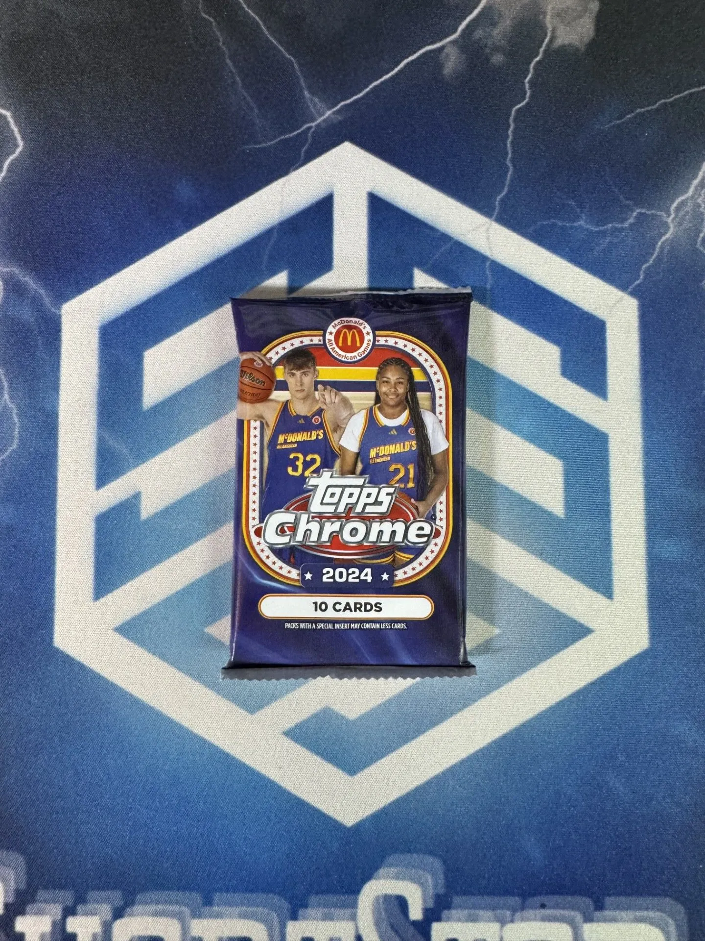 Product image for 2024 Topps Chrome McDonald's All American Games Basketball Mega Box Pack