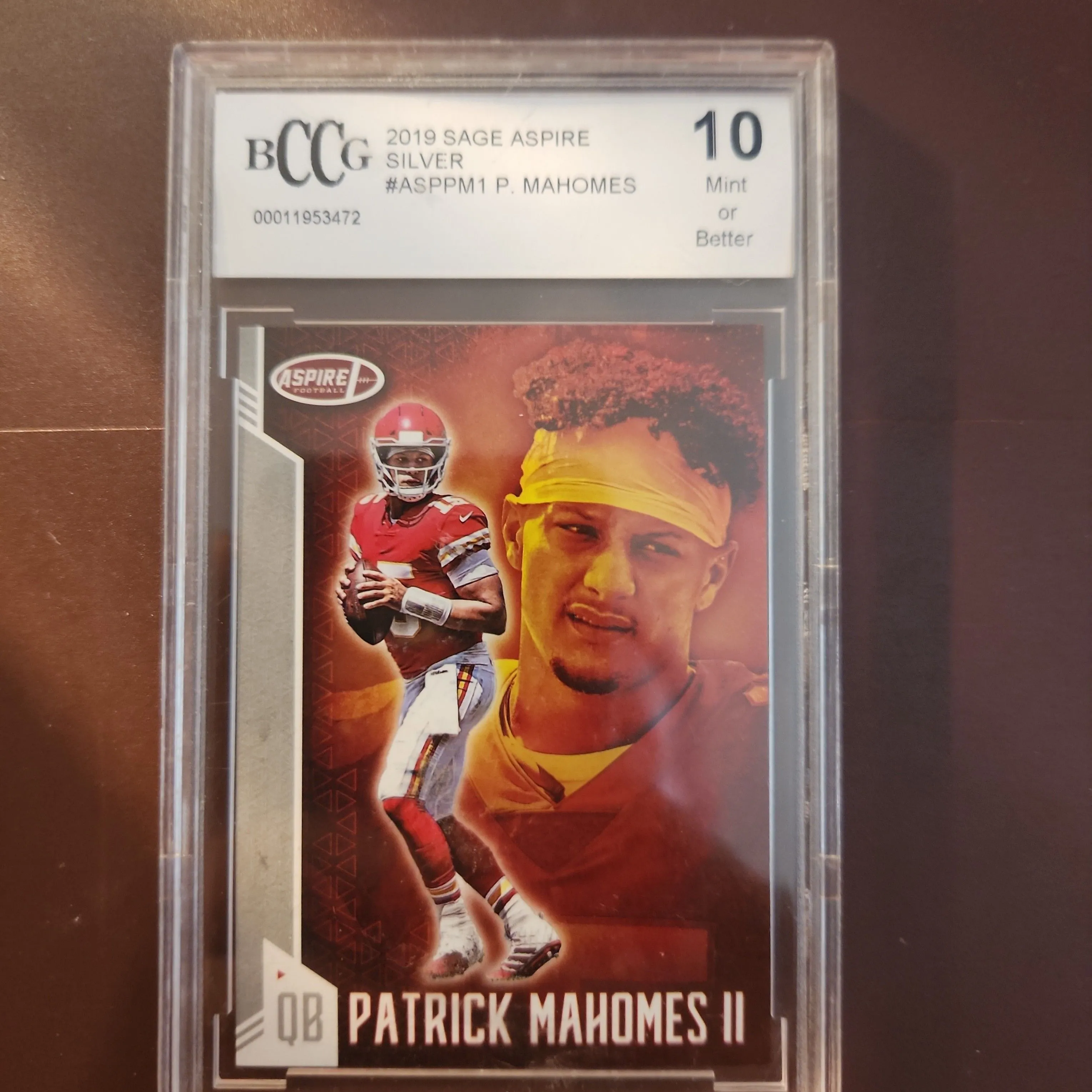 Product image for sage silver mahomes gem 10