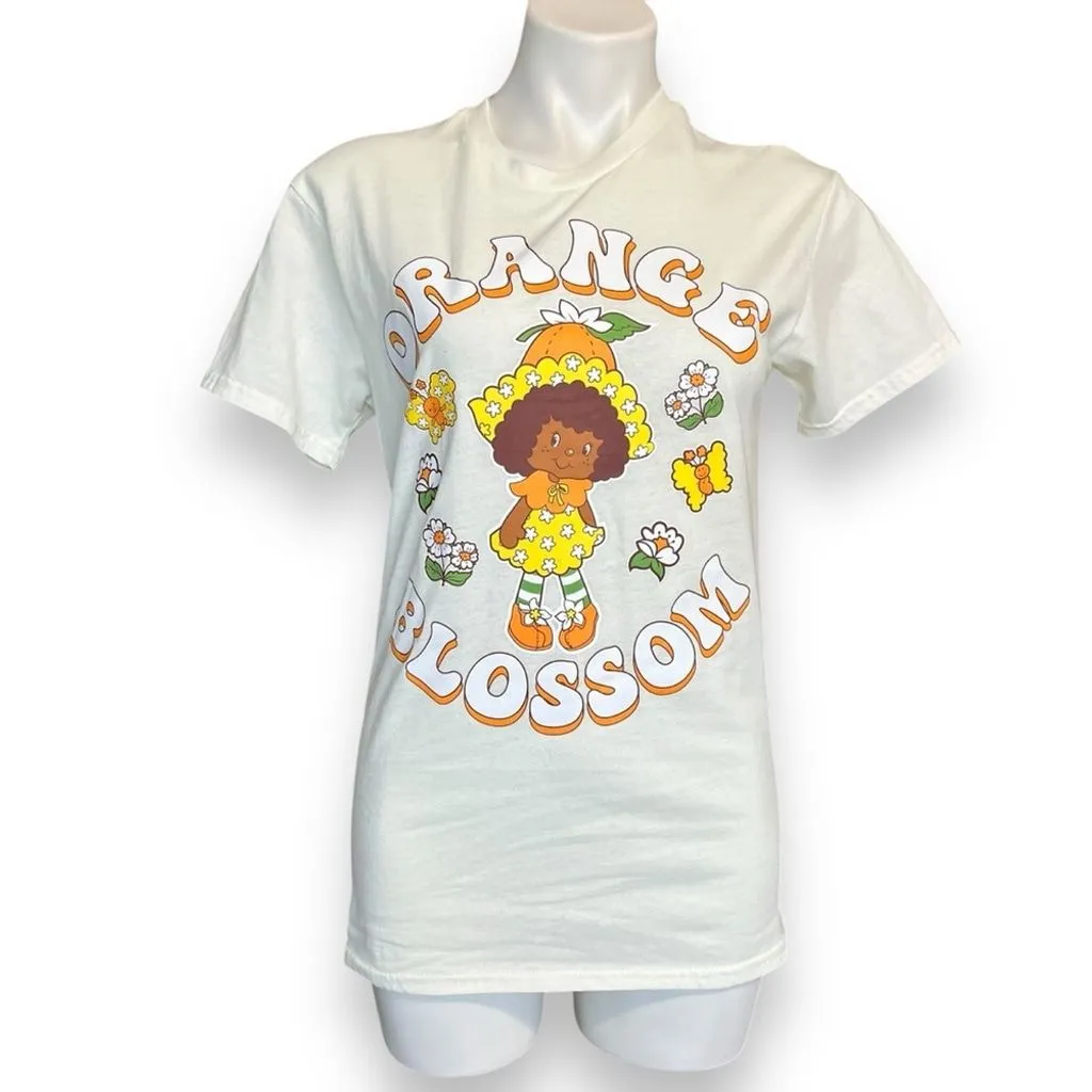 Product image for Strawberry Shortcake Orange Blossom Tee Shirt Small Wild Brain