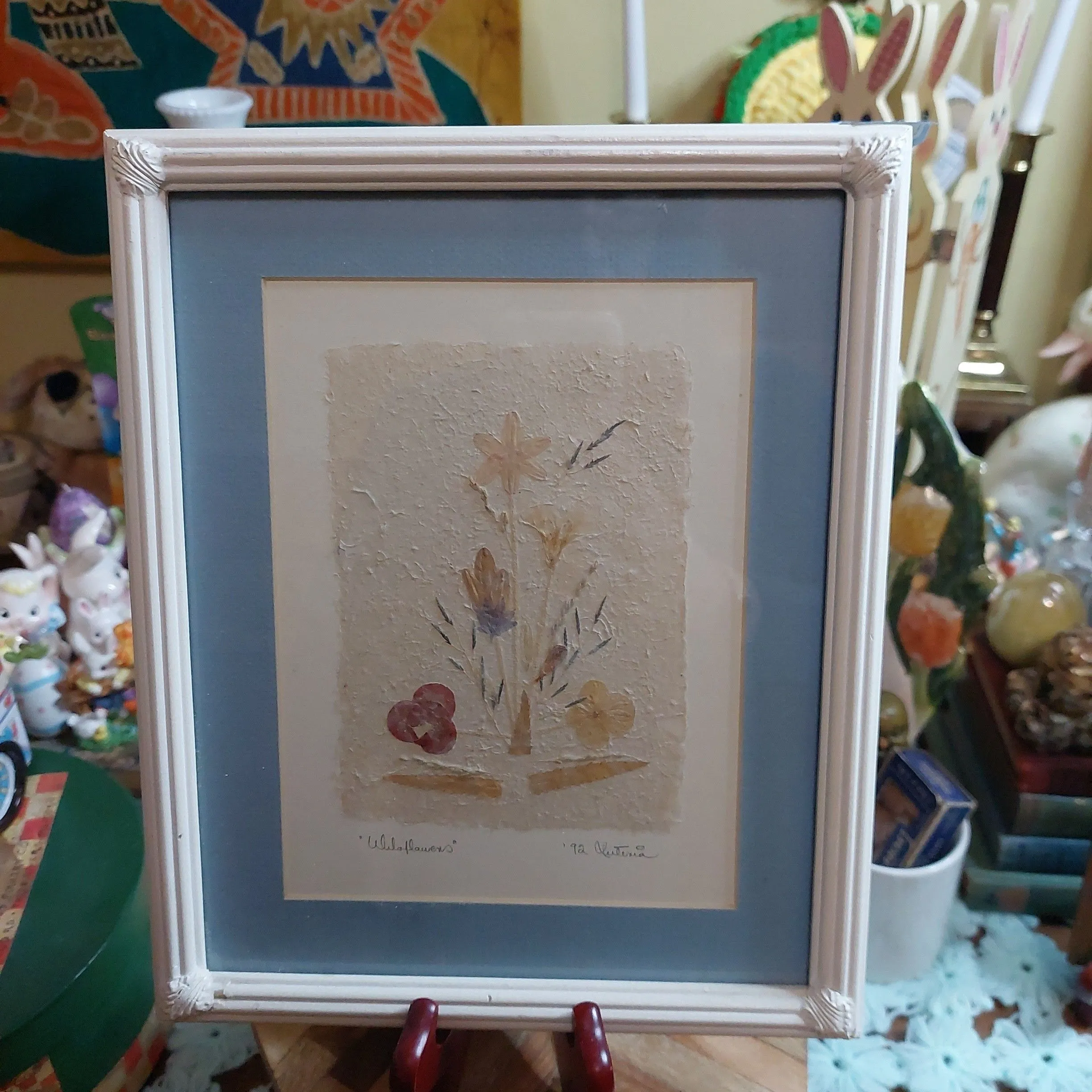 Product image for 5002 Art - Framed Dried Wildflower Mixed Media 