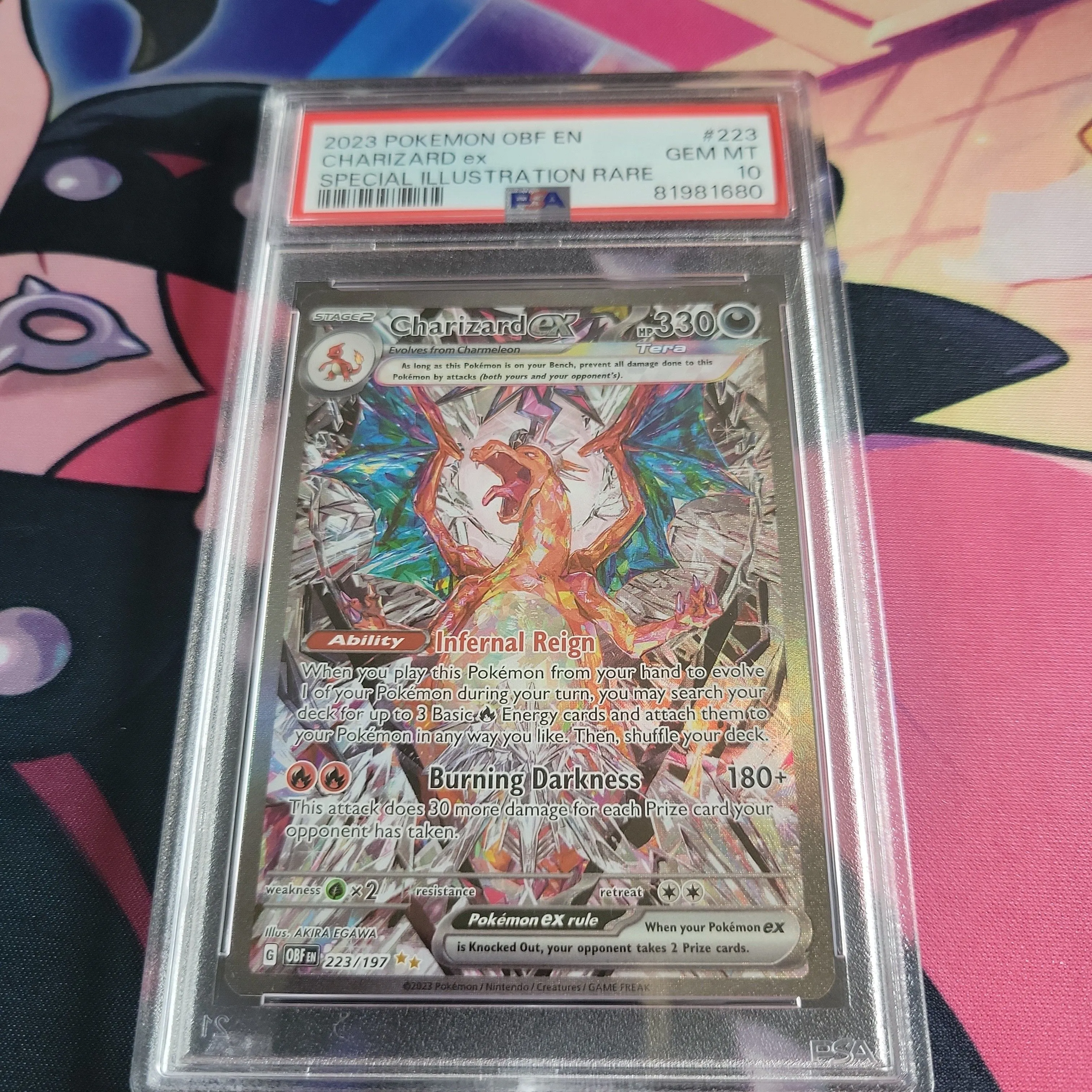 2023 Pokemon Obf En-Obsidian Flames Charizard Ex Special Illustration Rare  PSA GEM MT 10  Whatnot: Shop, Sell, Connect