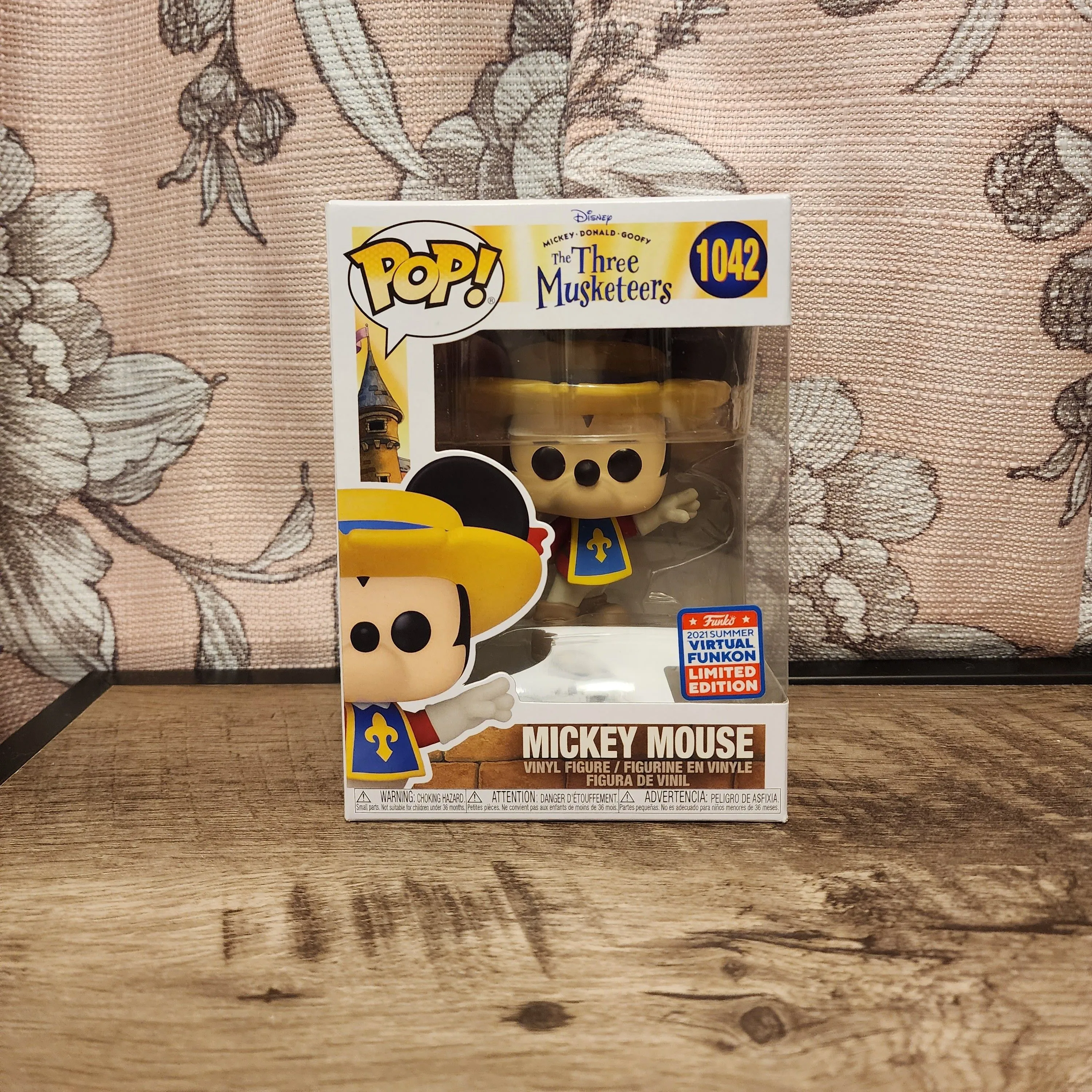 Product image for Funko Pop Disney The Three Musketeers Mickey Mouse 2021 Summer Virtual Funkon