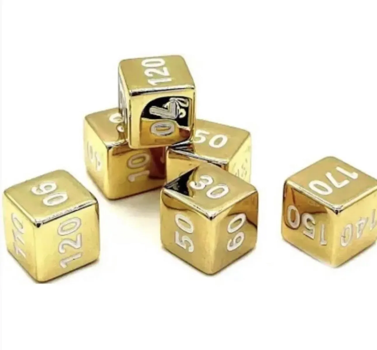 Product image for Pokemon Charizard UPC Ultra Premium Collection Gold Metal Dice New & Sealed