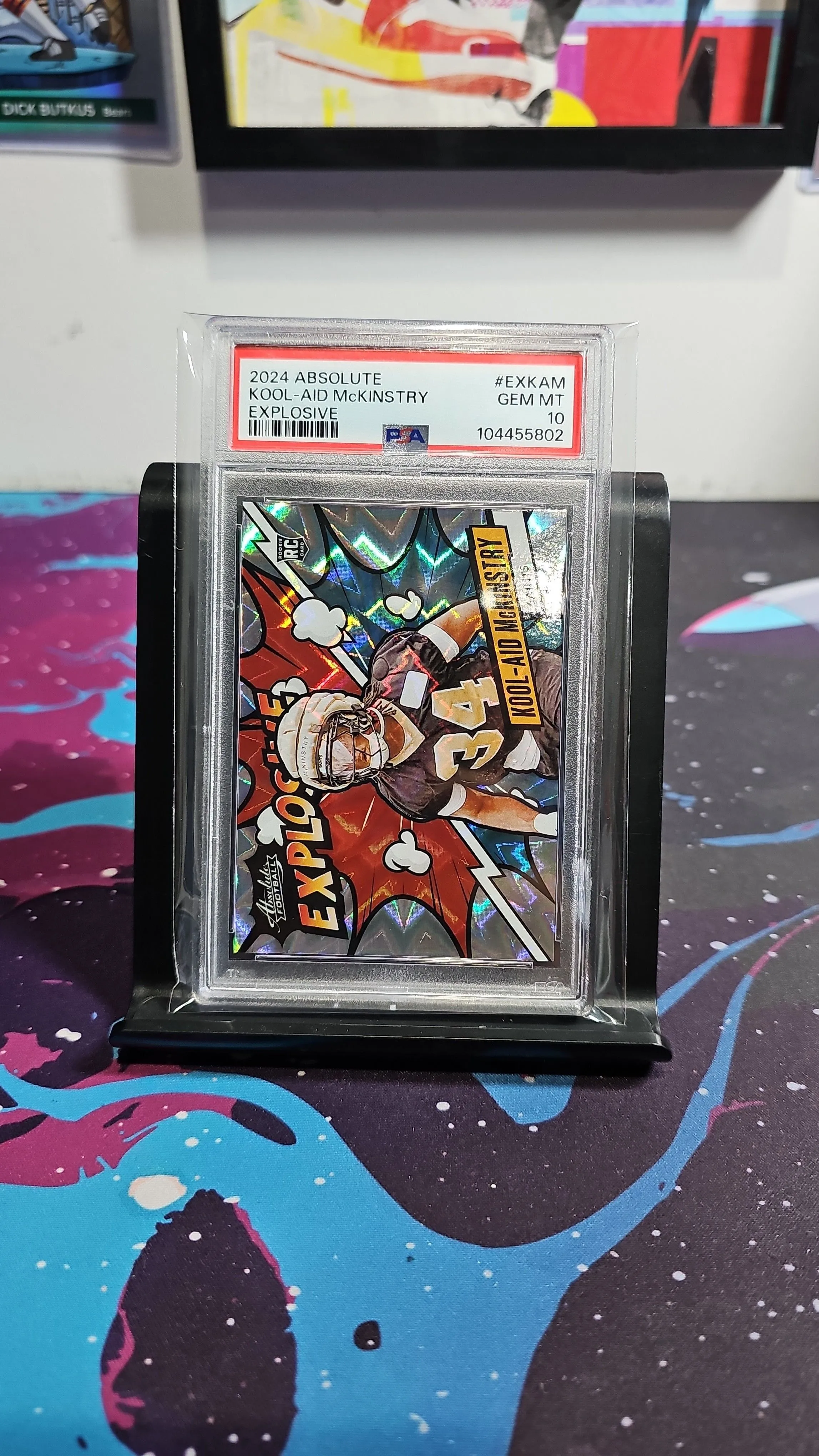 Product image for Kool-Aid McKinstry 2024 Panini Absolute - Explosive #EX-KAM (RC) PSA 10