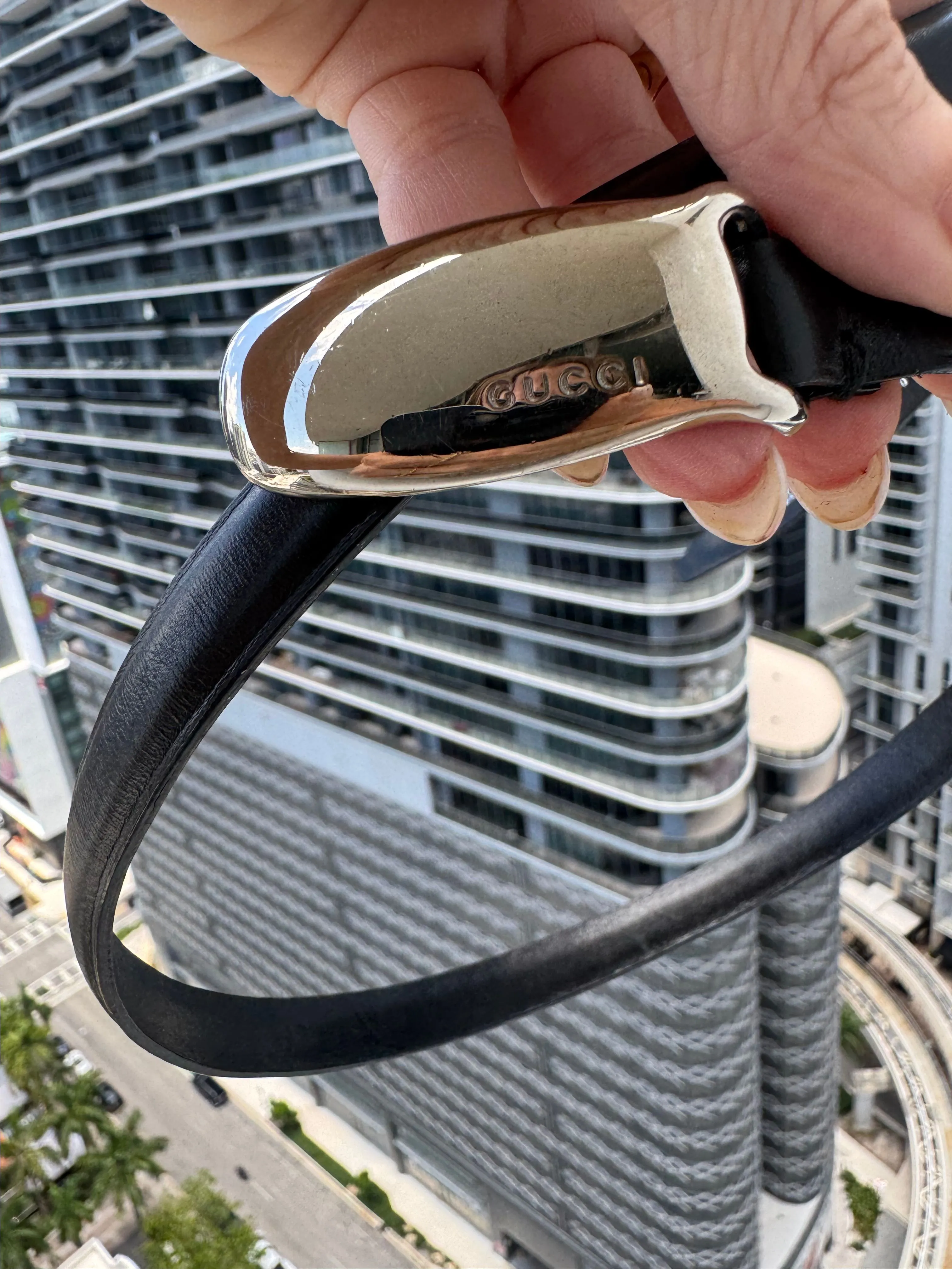 Product image for 58. Gucci Buckled Slim Belt