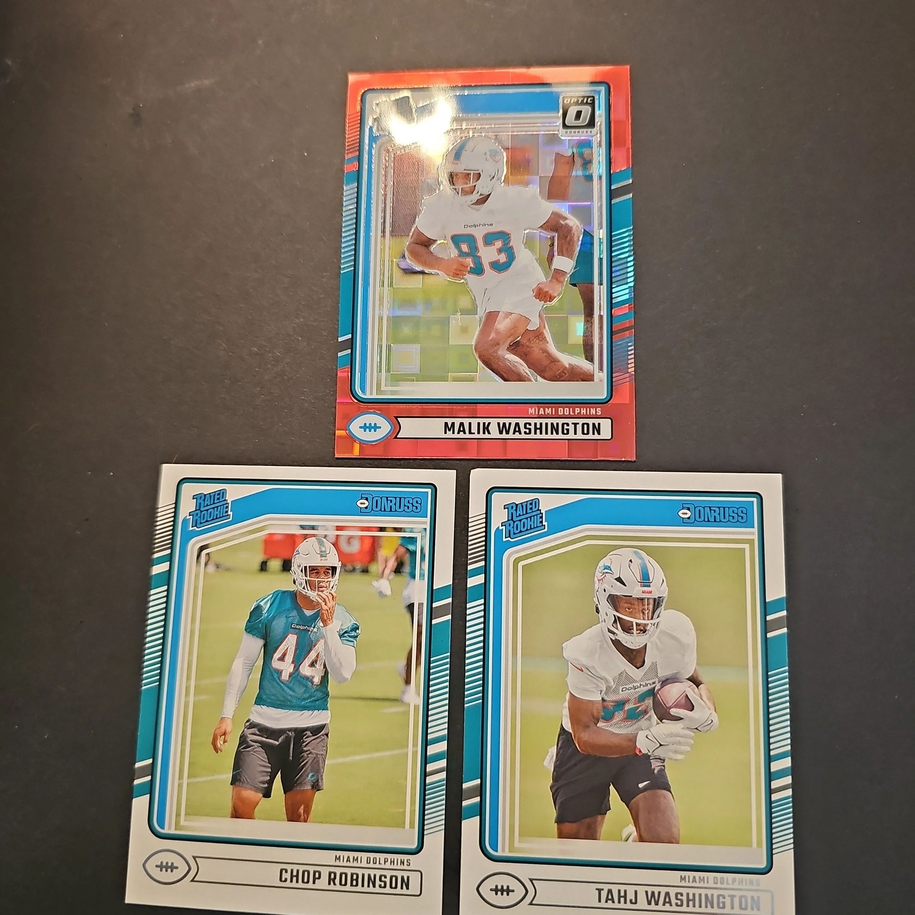 Product image for 🔥MALIK WASHINGTON RED PANDORA/ 3 CARD ROOKIE LOT MIAMI