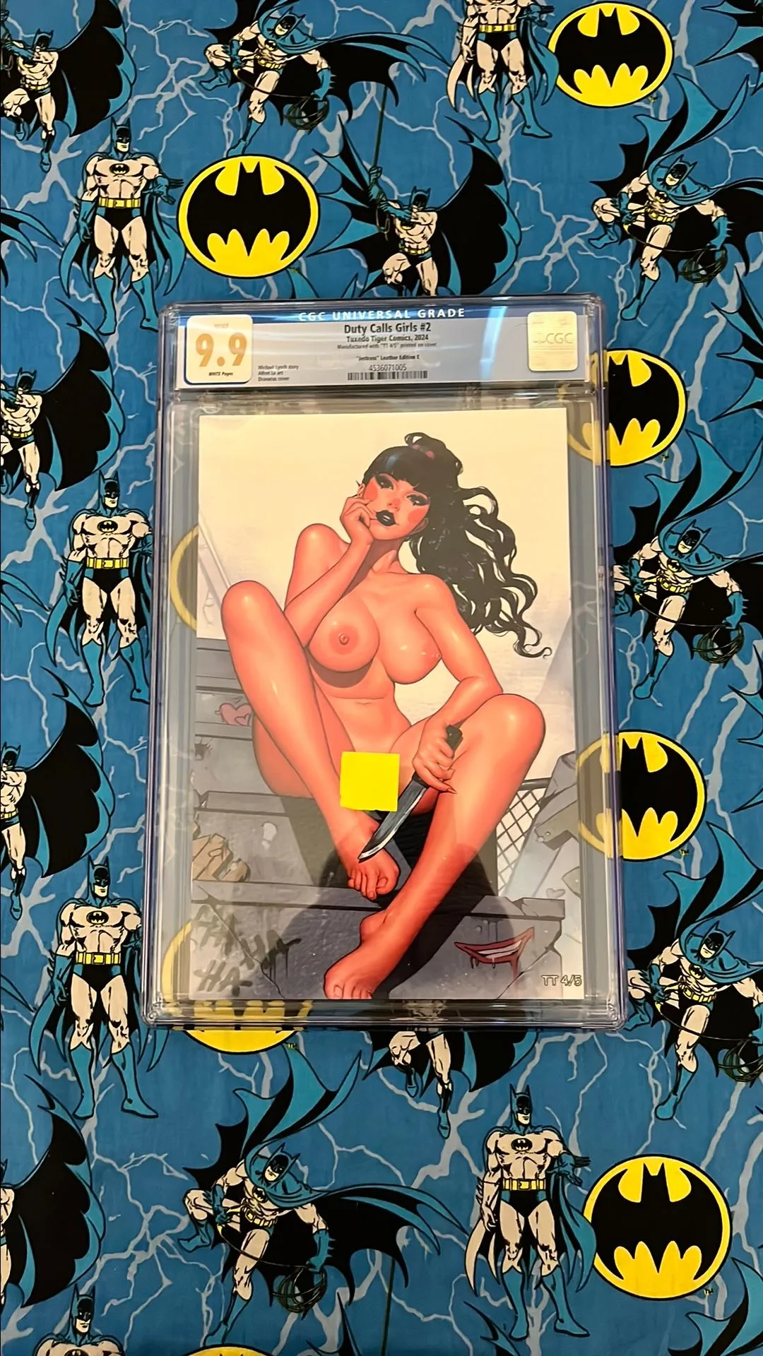 Product image for DUTY CALLS GIRLS #2 "JESTRESS" LEATHER FULL NUDE NUMBERED 4/5 CGC 9.9