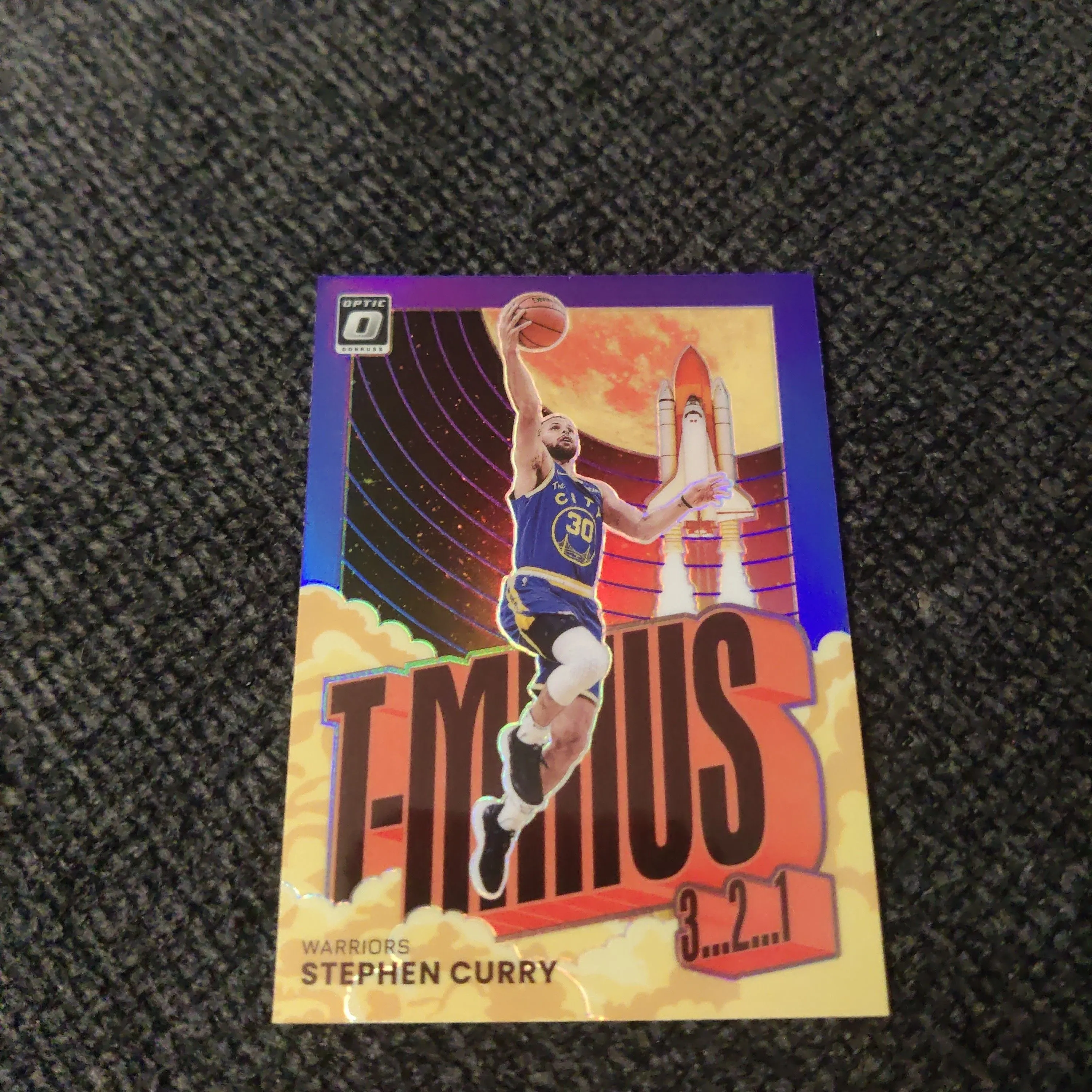 Product image for 2021 T-minus Stephen Curry purple