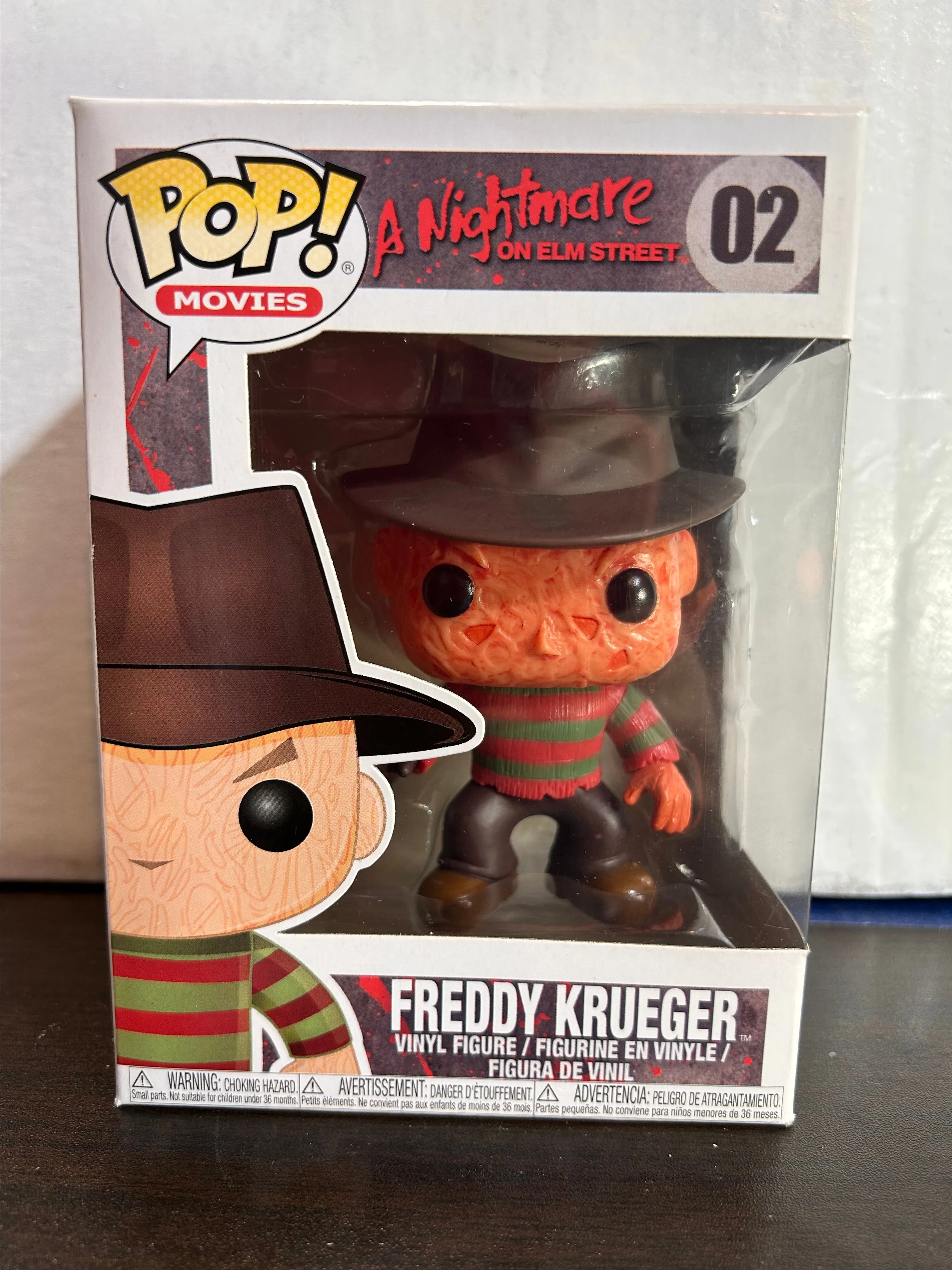 Product image for Freddy Krueger A Nightmare on Elm Street Movies Funko Pop 02 With Protector