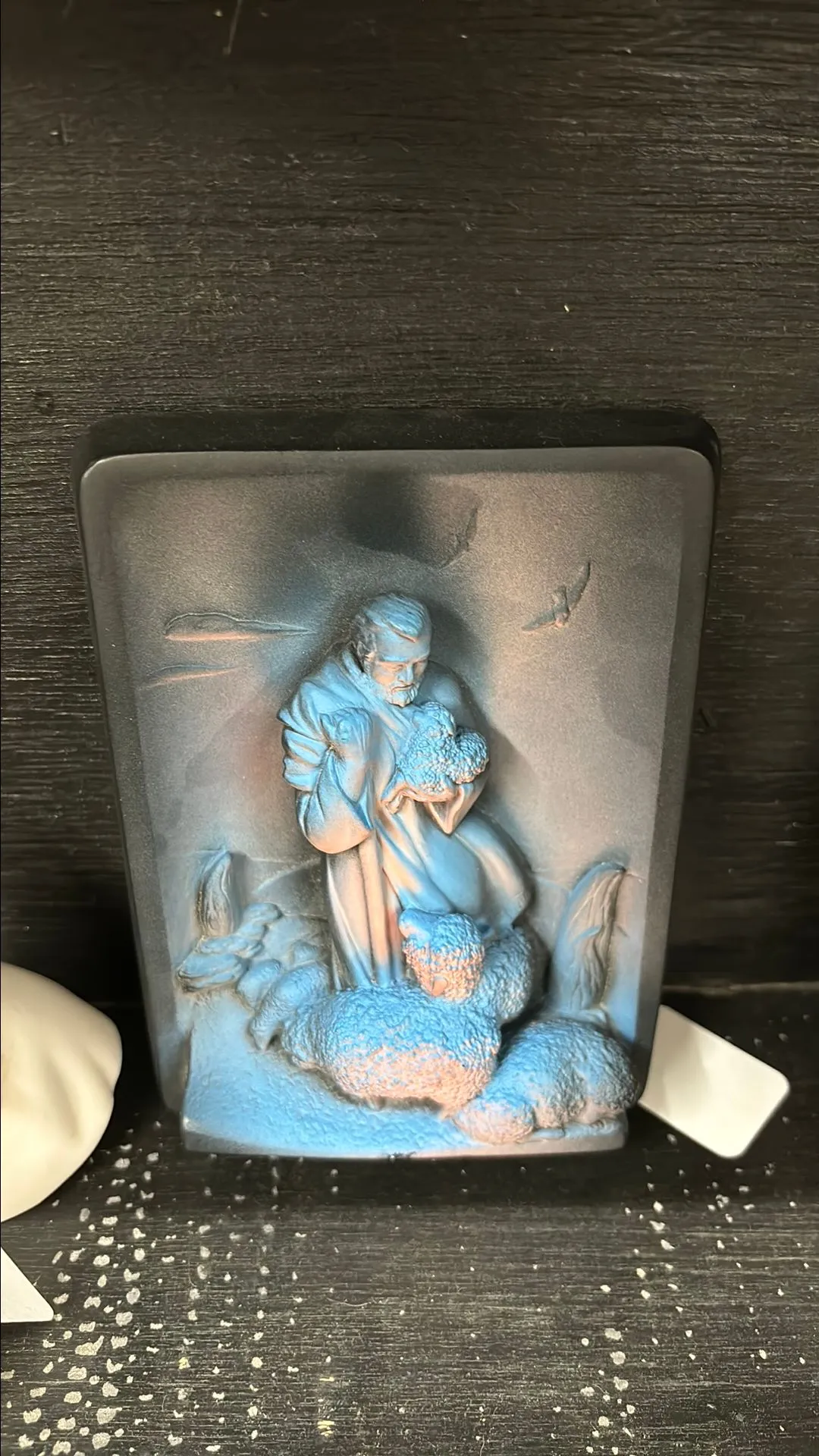 Product image for Jesus the good Shepherd Chalkware