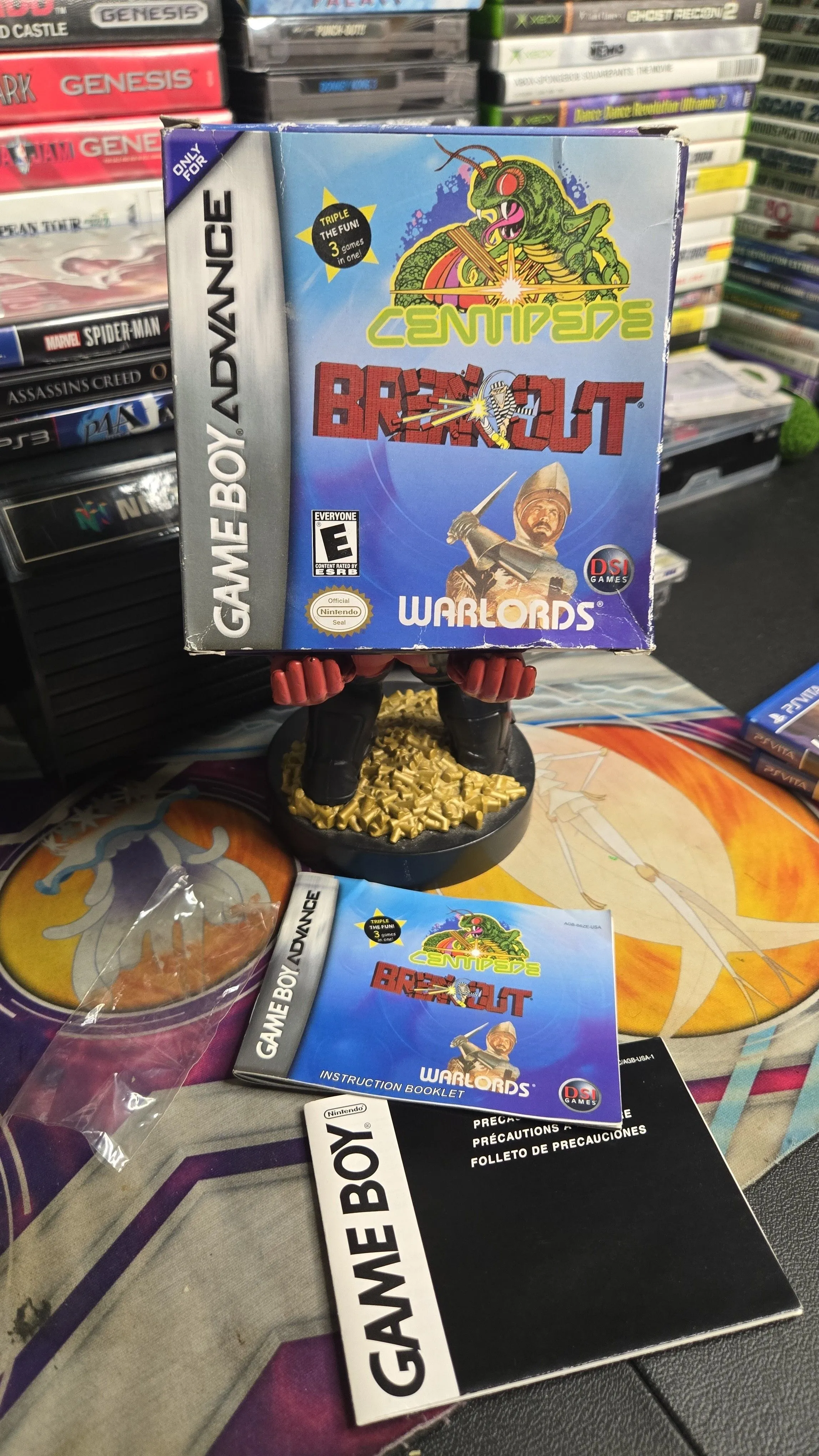 Product image for GBA - CENTIPEDE, BREAKOUT AND WARLORDS