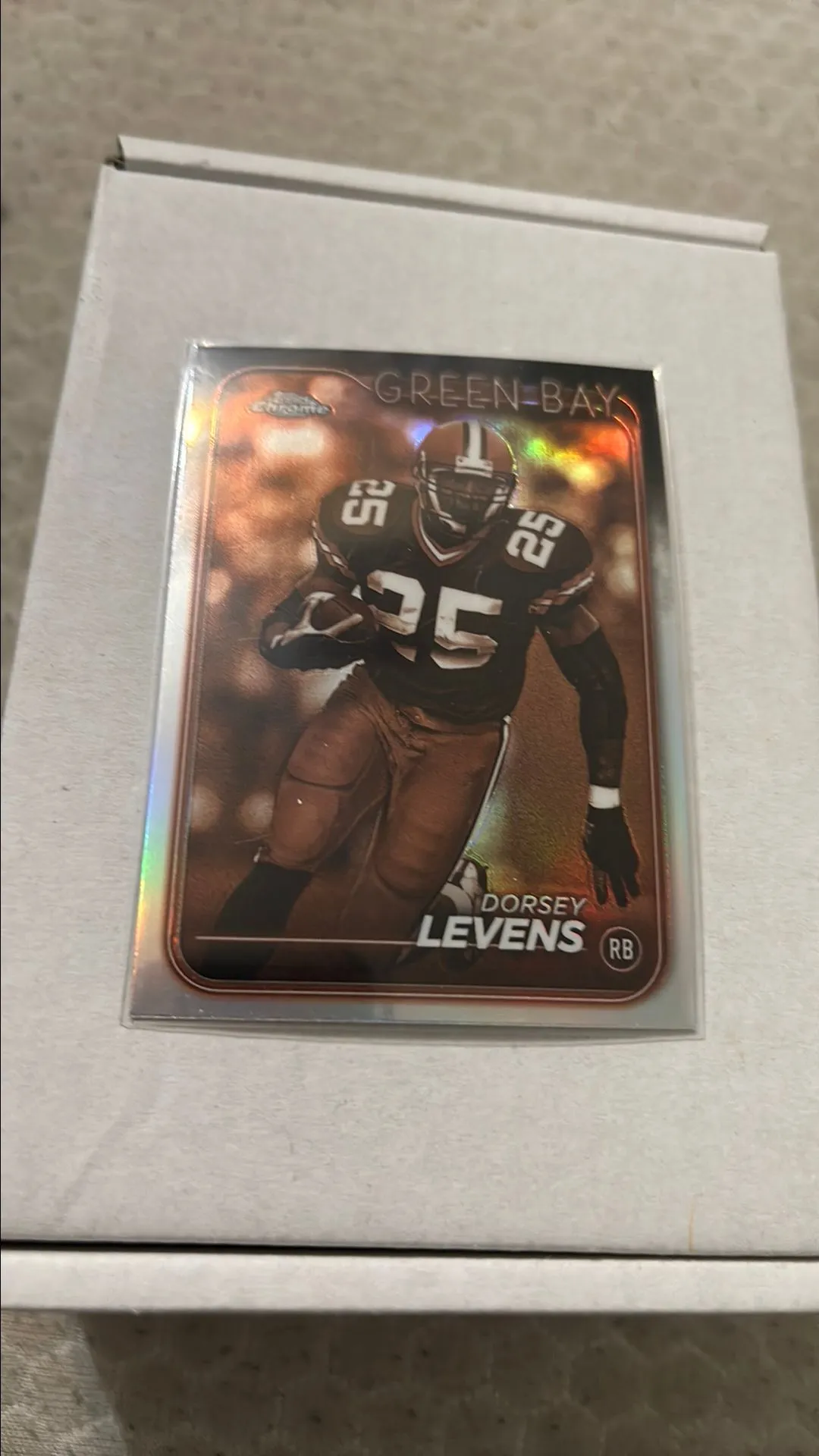 Product image for Dorsey Levens 2024 topps chrome sepia refractor Packers