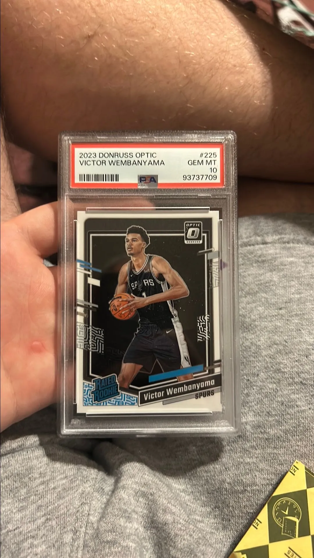 Product image for 2023 Donruss optic Victor Wembanyama PSA 10
