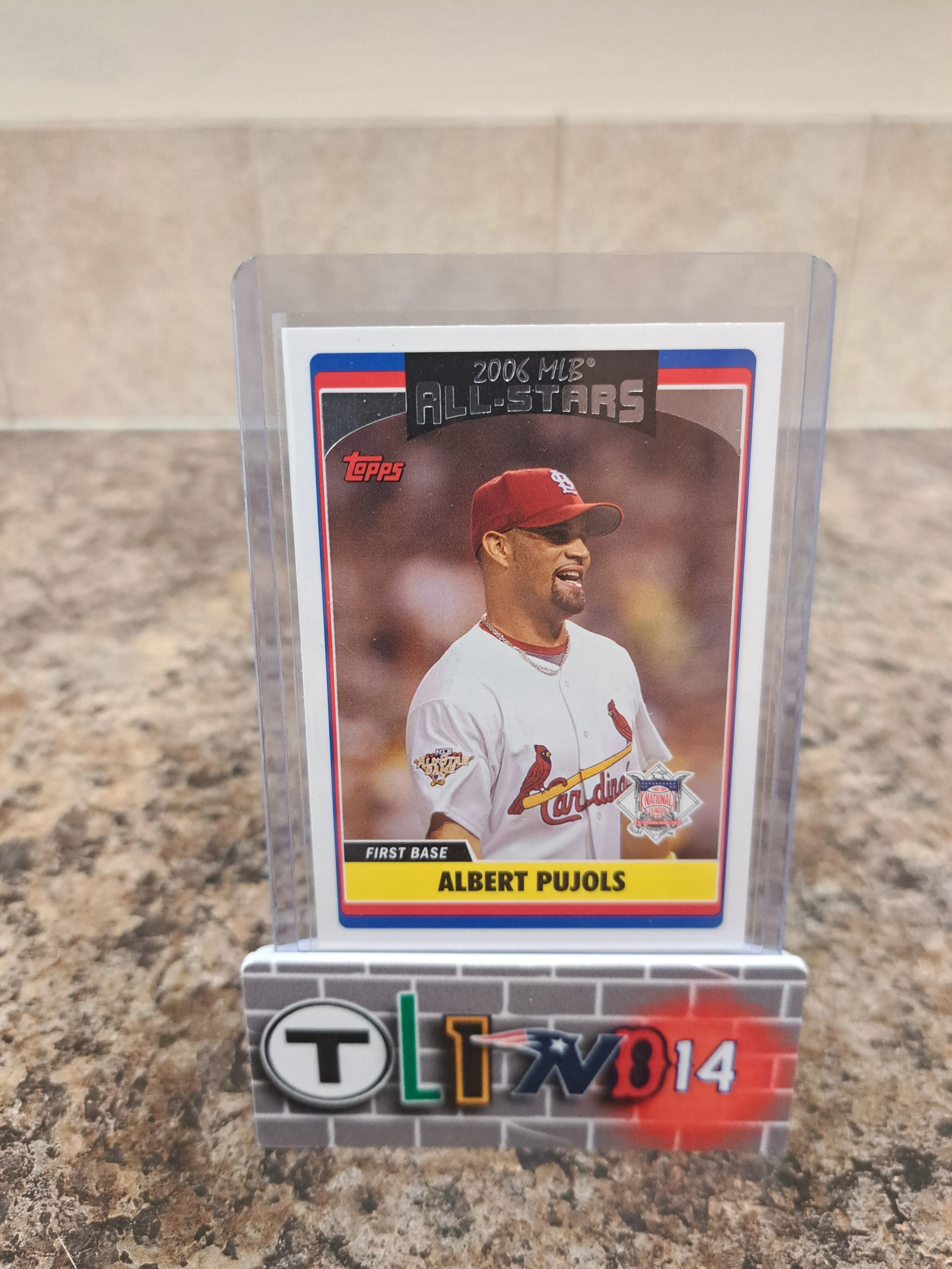 2023 Topps Chrome Ultraviolet All-Stars Albert Pujols Refractor Auto #/30, image size:3468x4624
