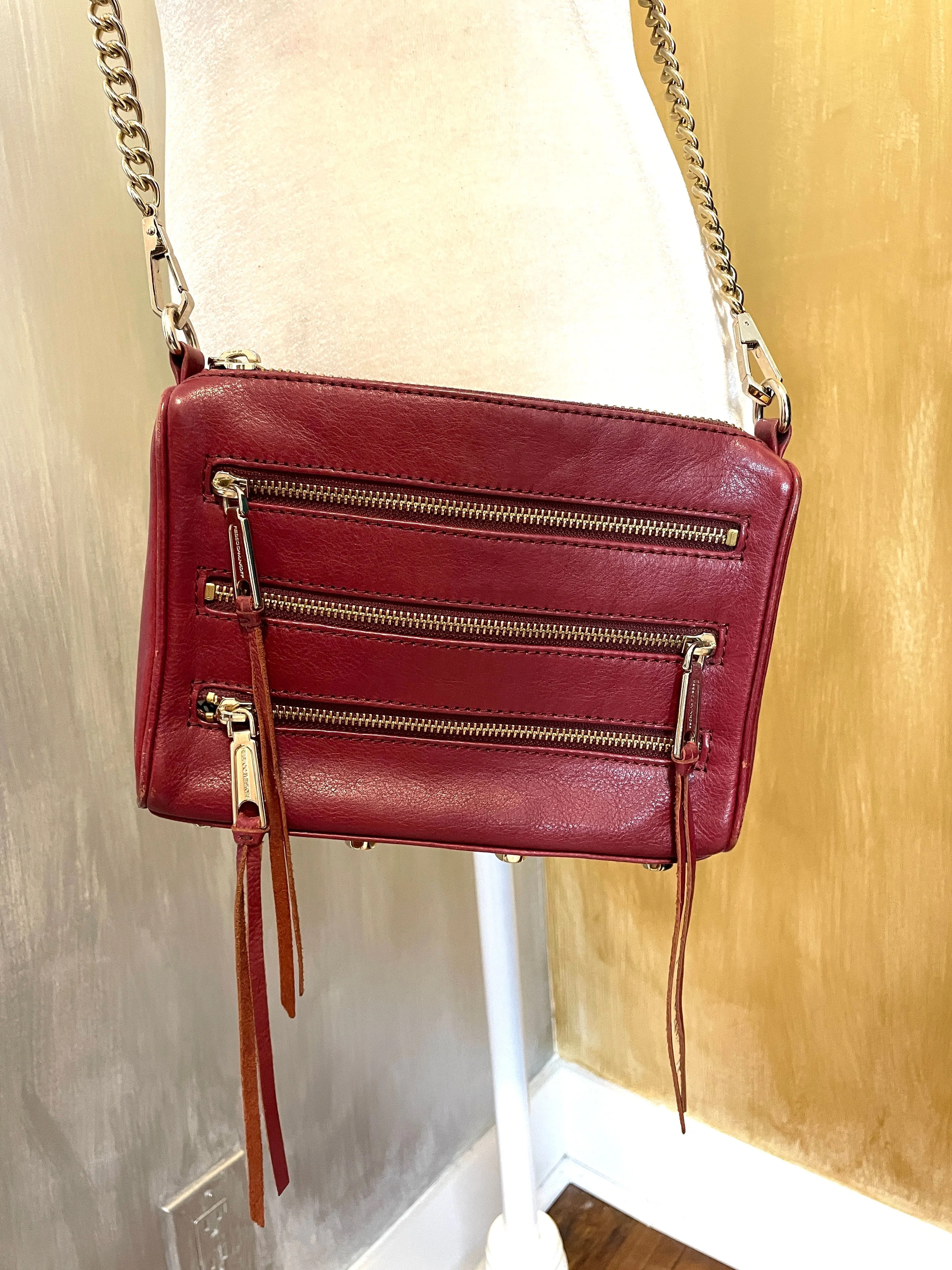 Product image for SALE! Rebecca Minkoff Burgundy Crossbody Bag