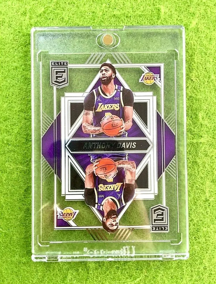 Product image for ANTHONY DAVIS CLEAR CARD JERSEY #3 LA LAKERS SP 2021-22 Elite DECK Anthony Davis