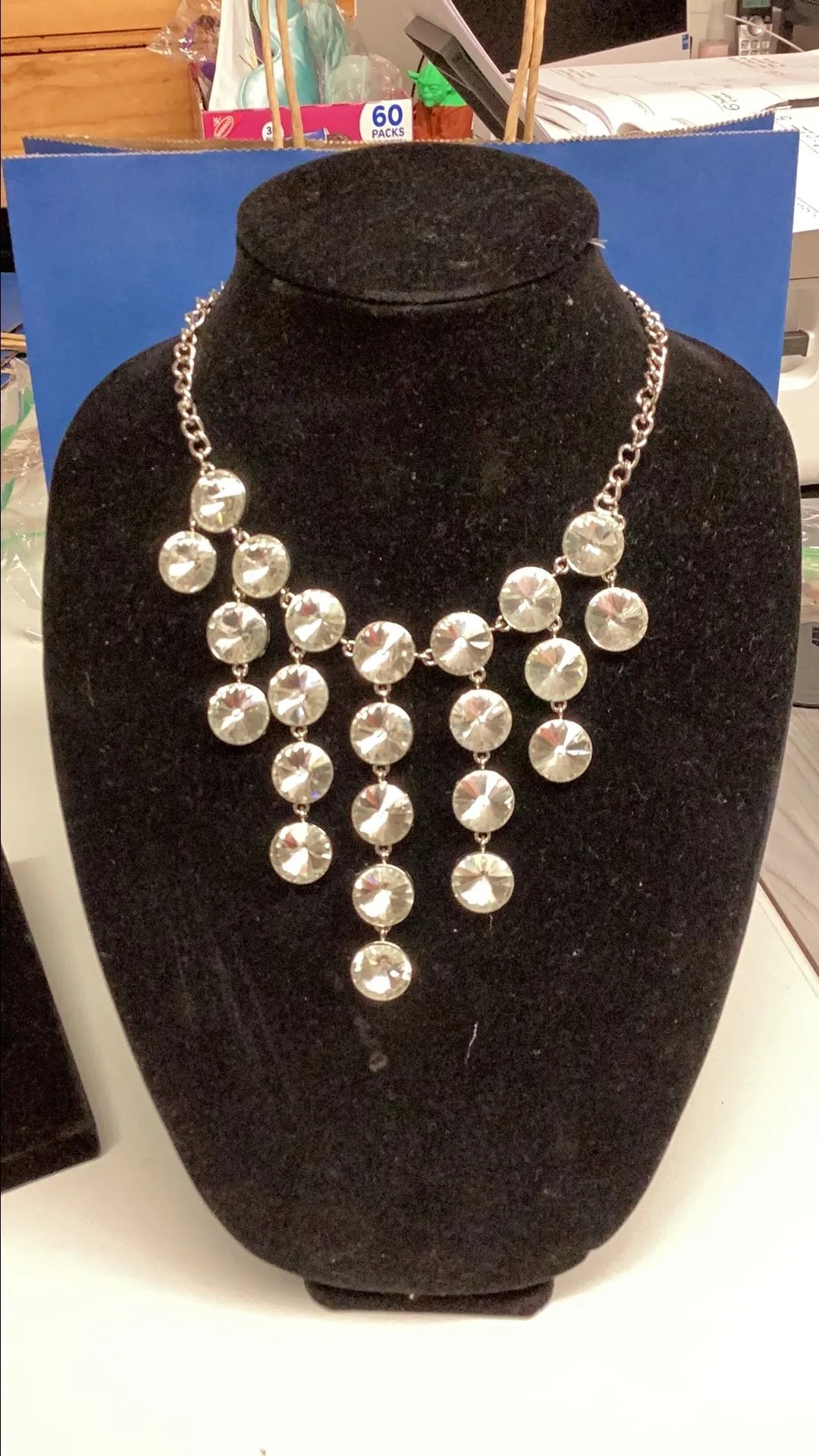 Product image for Paparazzi Silver Earring and Necklace Set