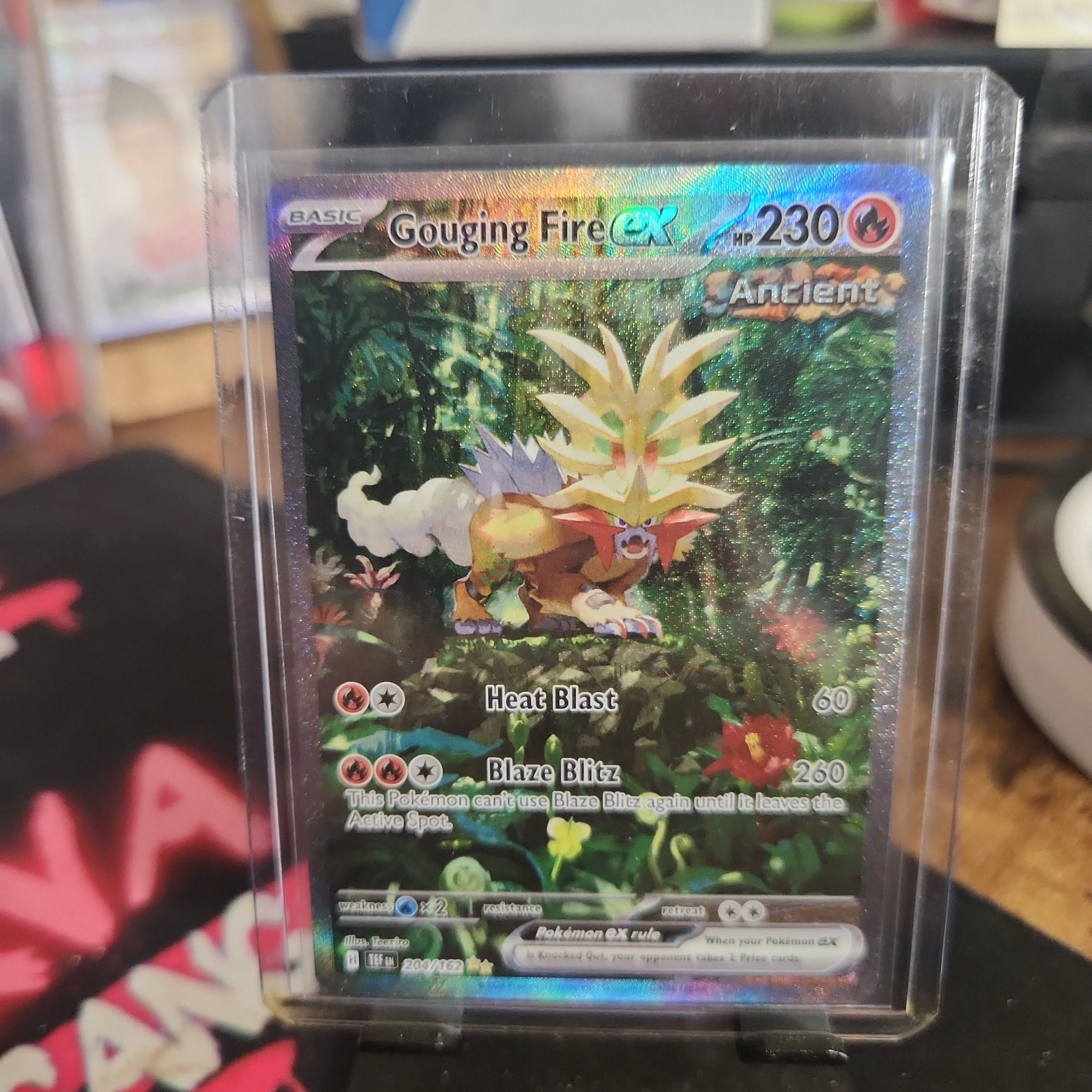 Gouging Fire ex - 204/162 Temporal Forces Special Illustration Rare NM  Pokemon  Whatnot: Shop, Sell, Connect