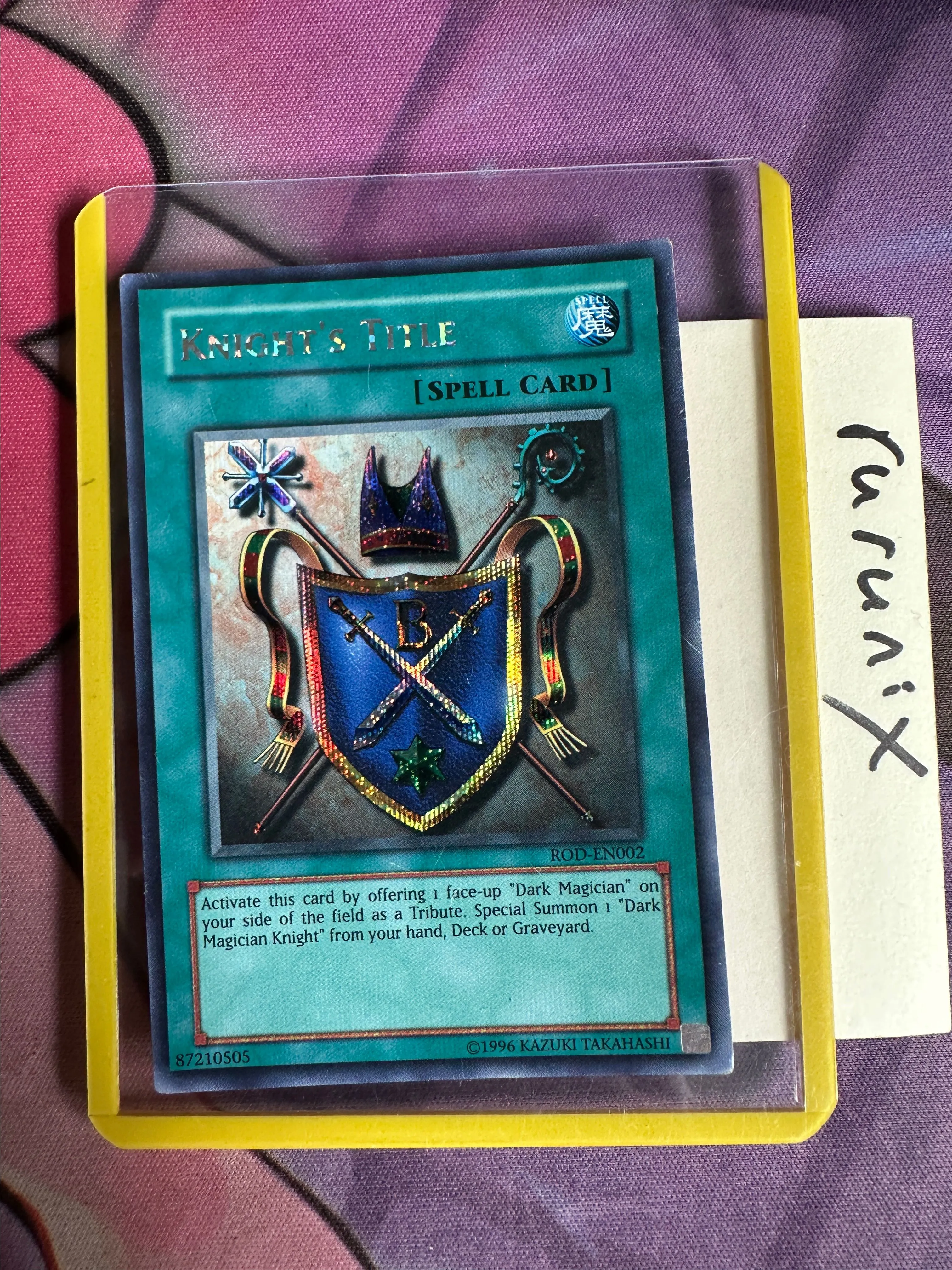 Yugioh HP Knight's Title Reshef of Destruction ROD-EN002 Secret Rare -  Yu-Gi-Oh! Video Game Promotional Cards (VDP)  Whatnot: Shop, Sell, Connect