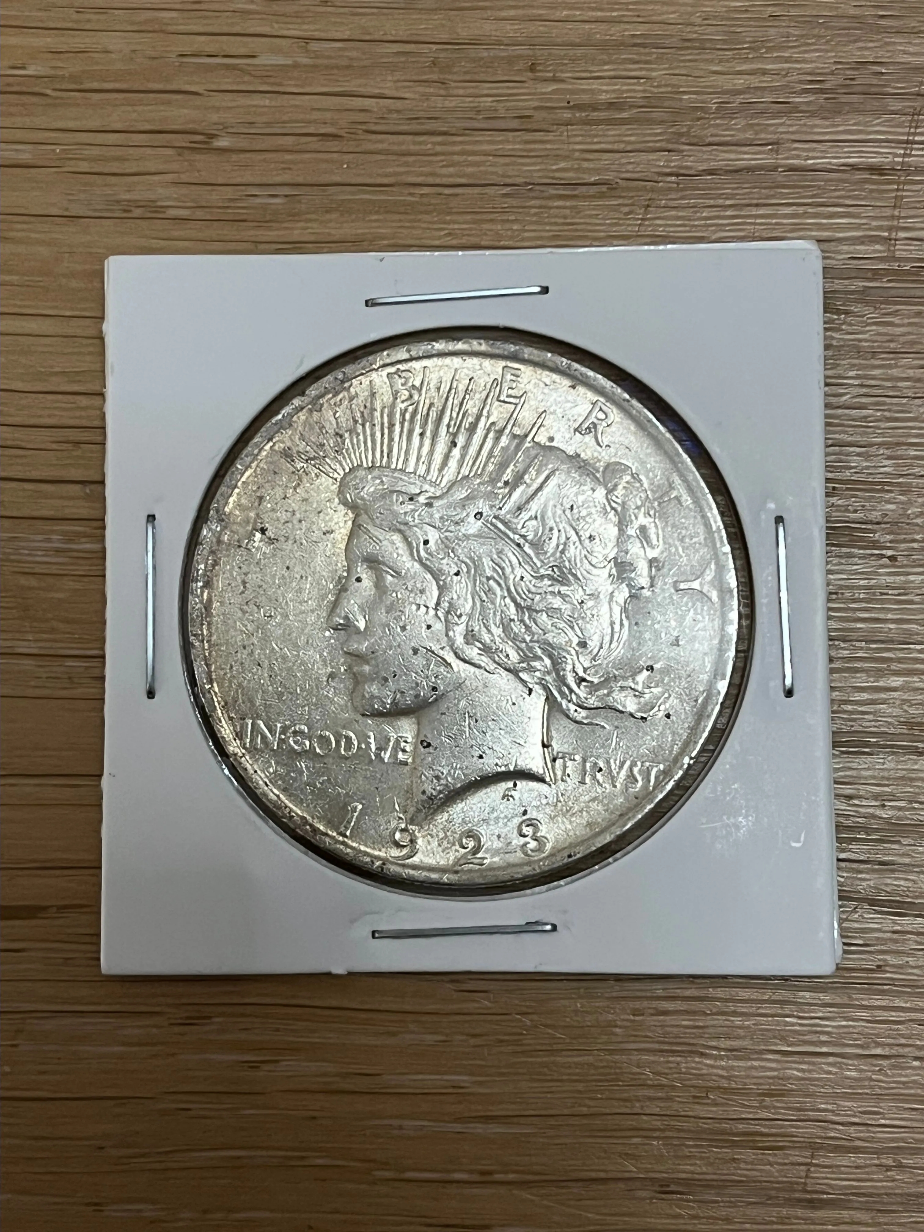 Product image for 1923 (D?) Peace Dollar