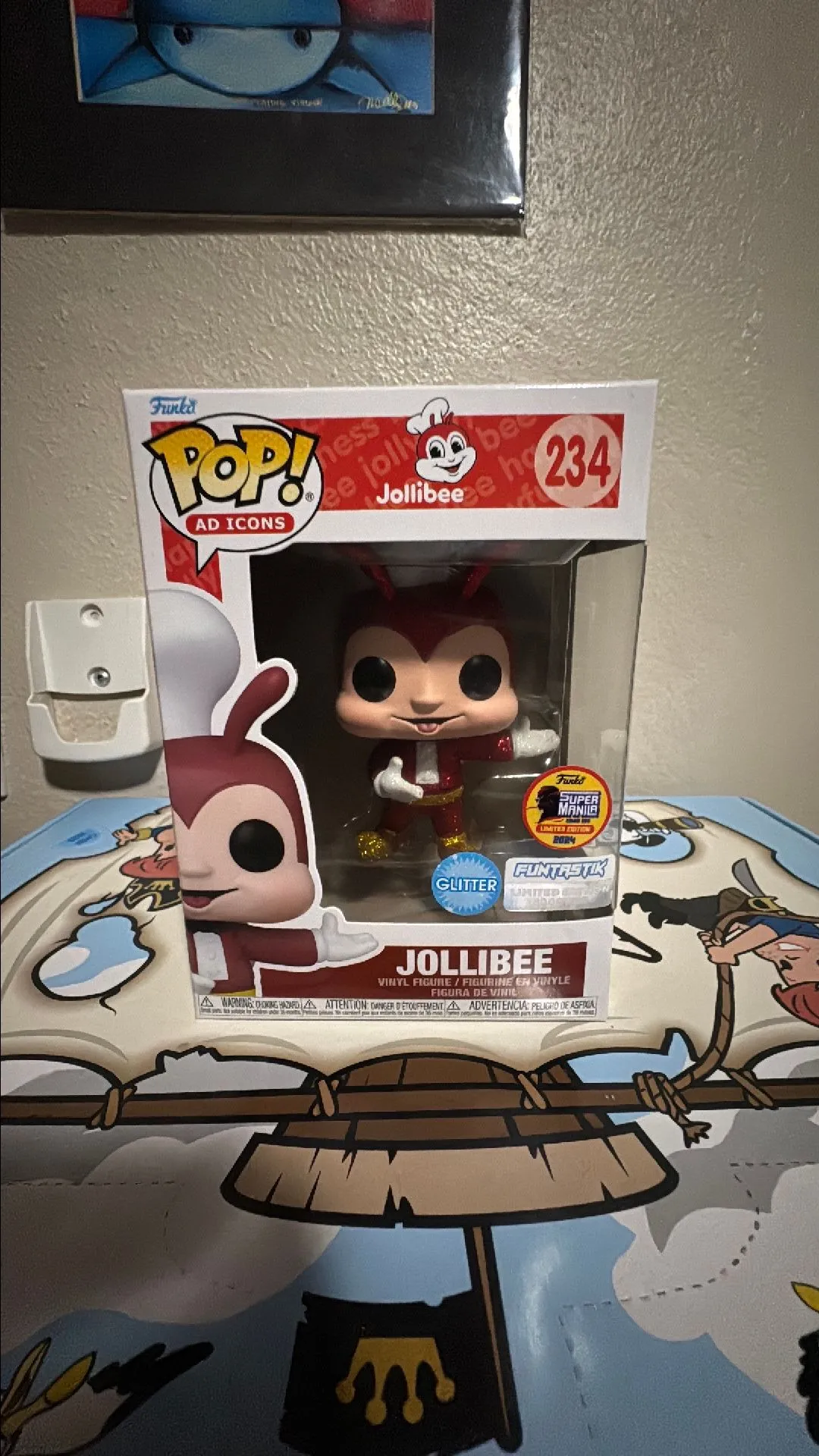 Product image for Jollibee 234 glitter FUNTASTIC exclusive LE 3000 super manila con