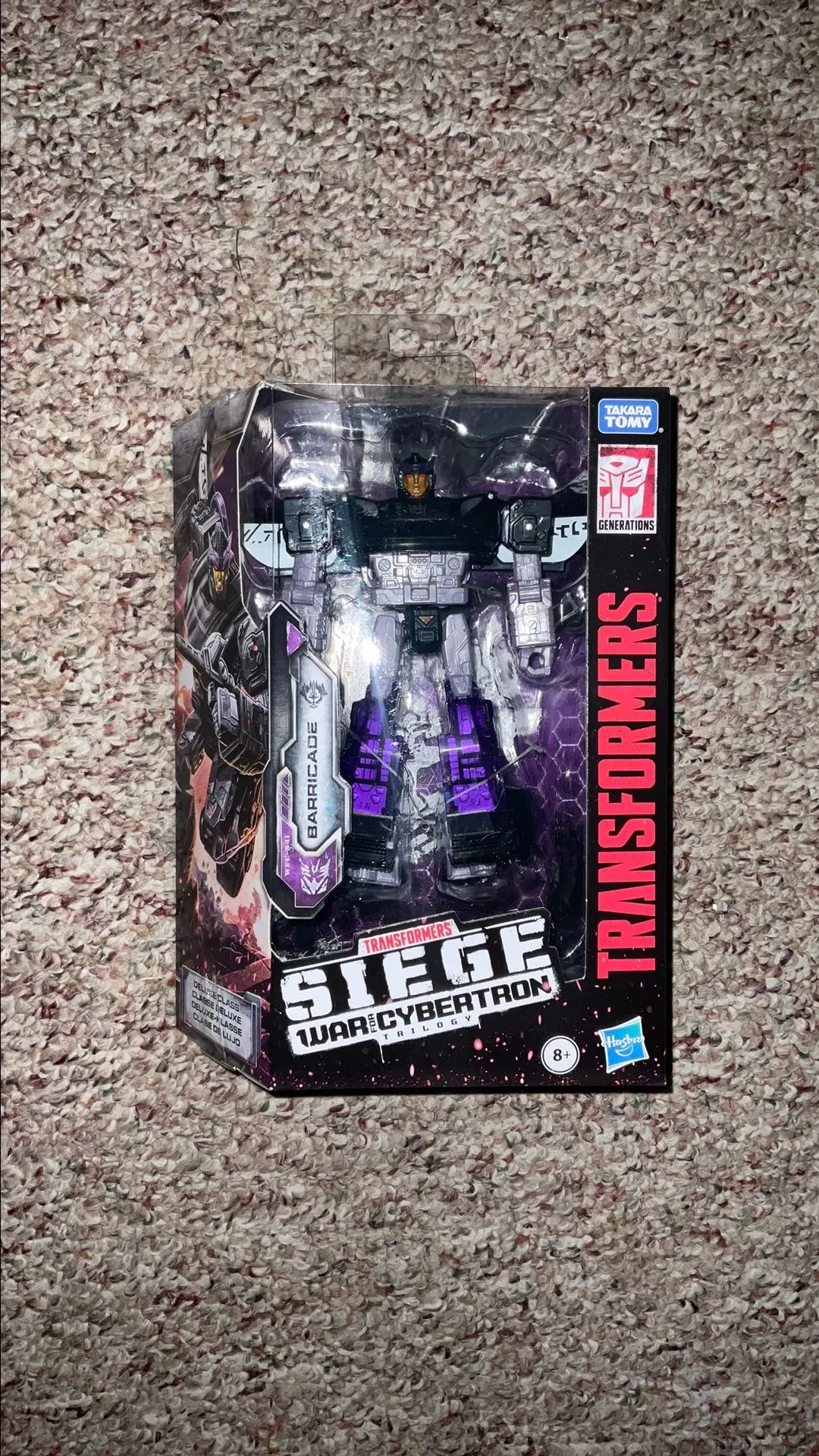Product image for Hasbro "Transformers: War for Cybertron Trilogy - Siege" Barricade Action Figure