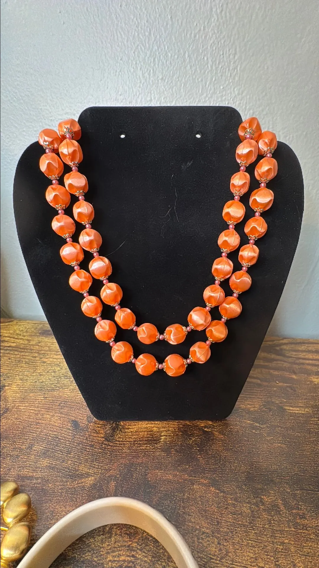 Product image for 026. Orange and Pink Necklace