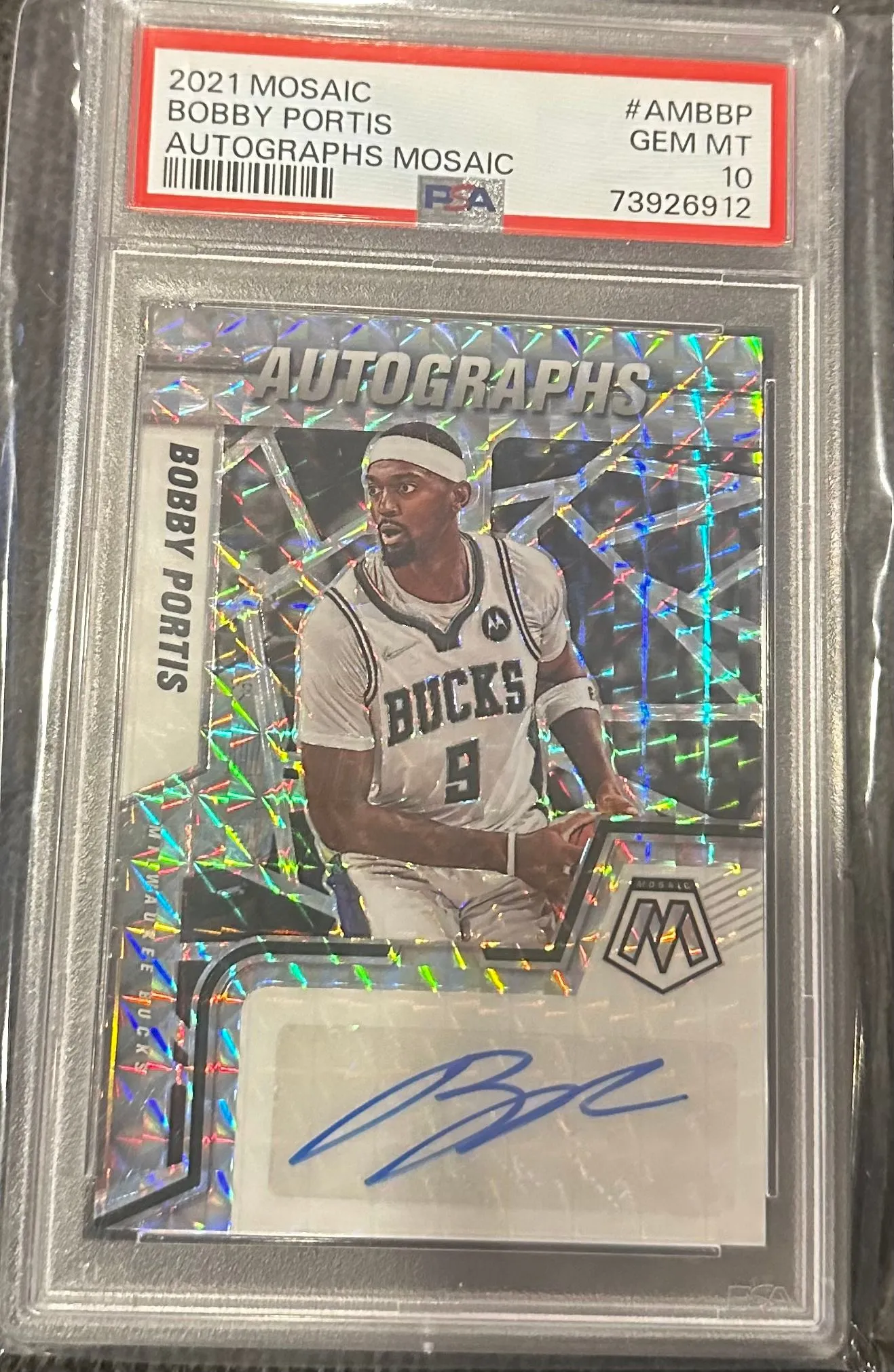 Product image for 2021 MOSAIC BOBBY PORTIS AUTOGRAPHS MOSAIC