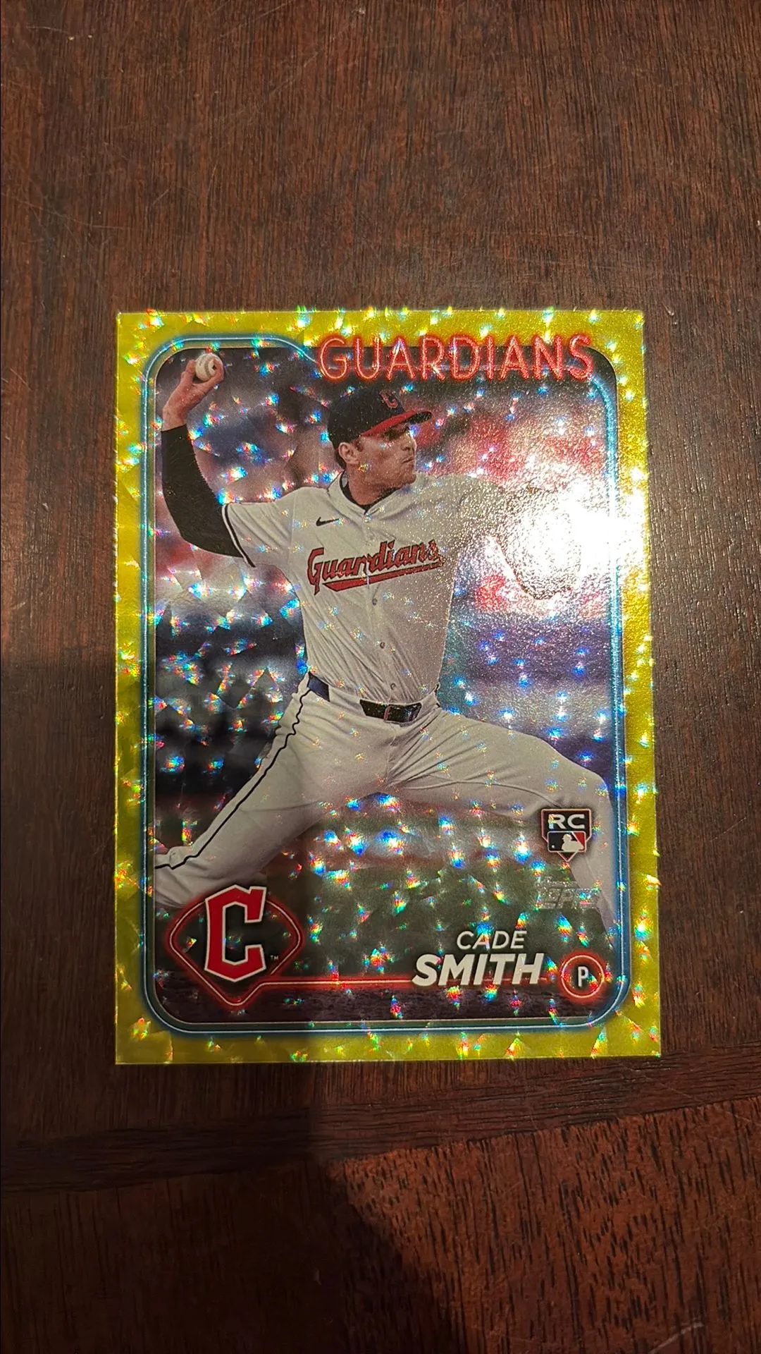 Product image for 2024 Topps Cracked Ice Gold Cade Smith RC 28/50