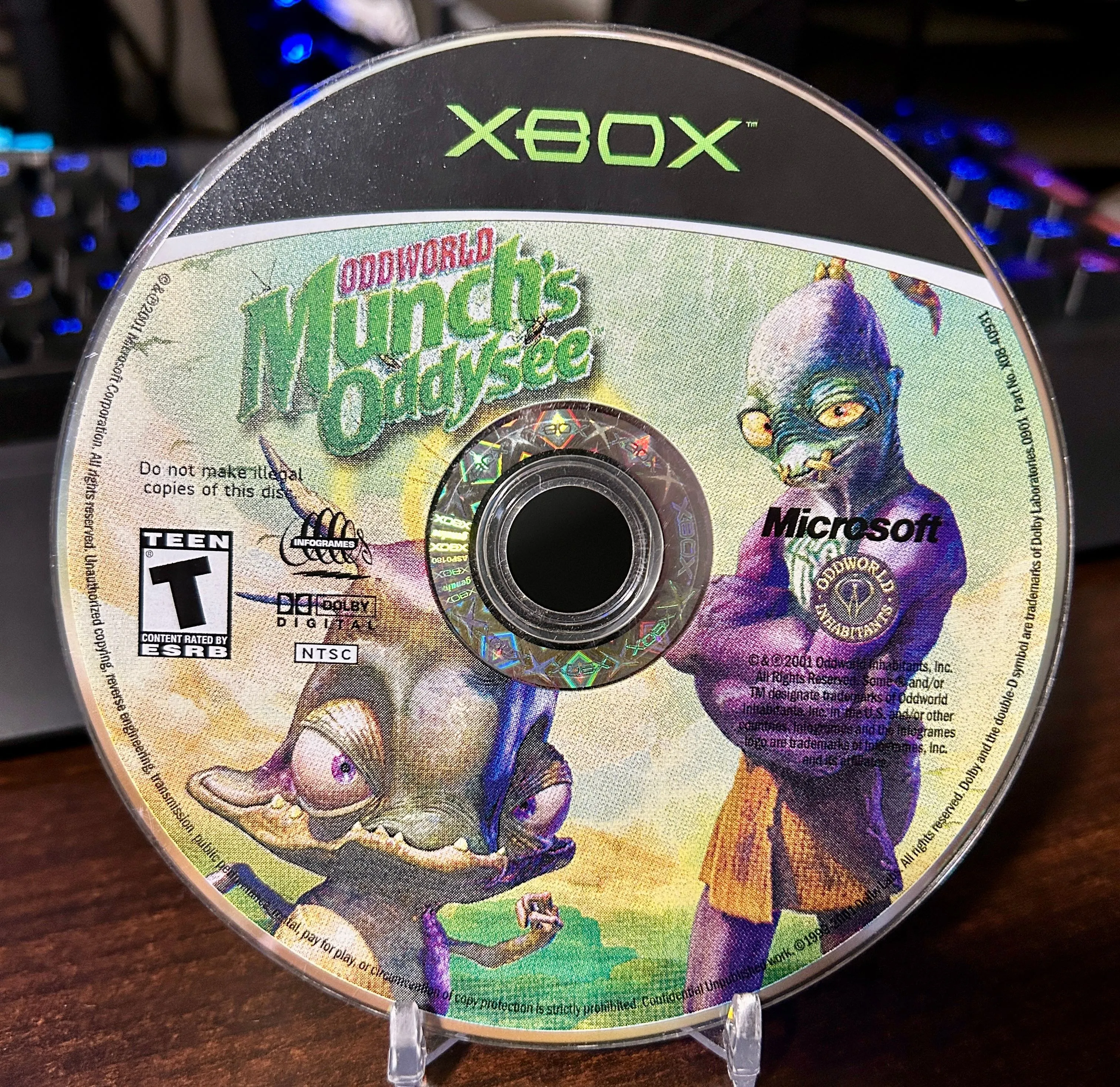 Product image for Xbox - Oddworld Munch's Oddysee DISC ONLY