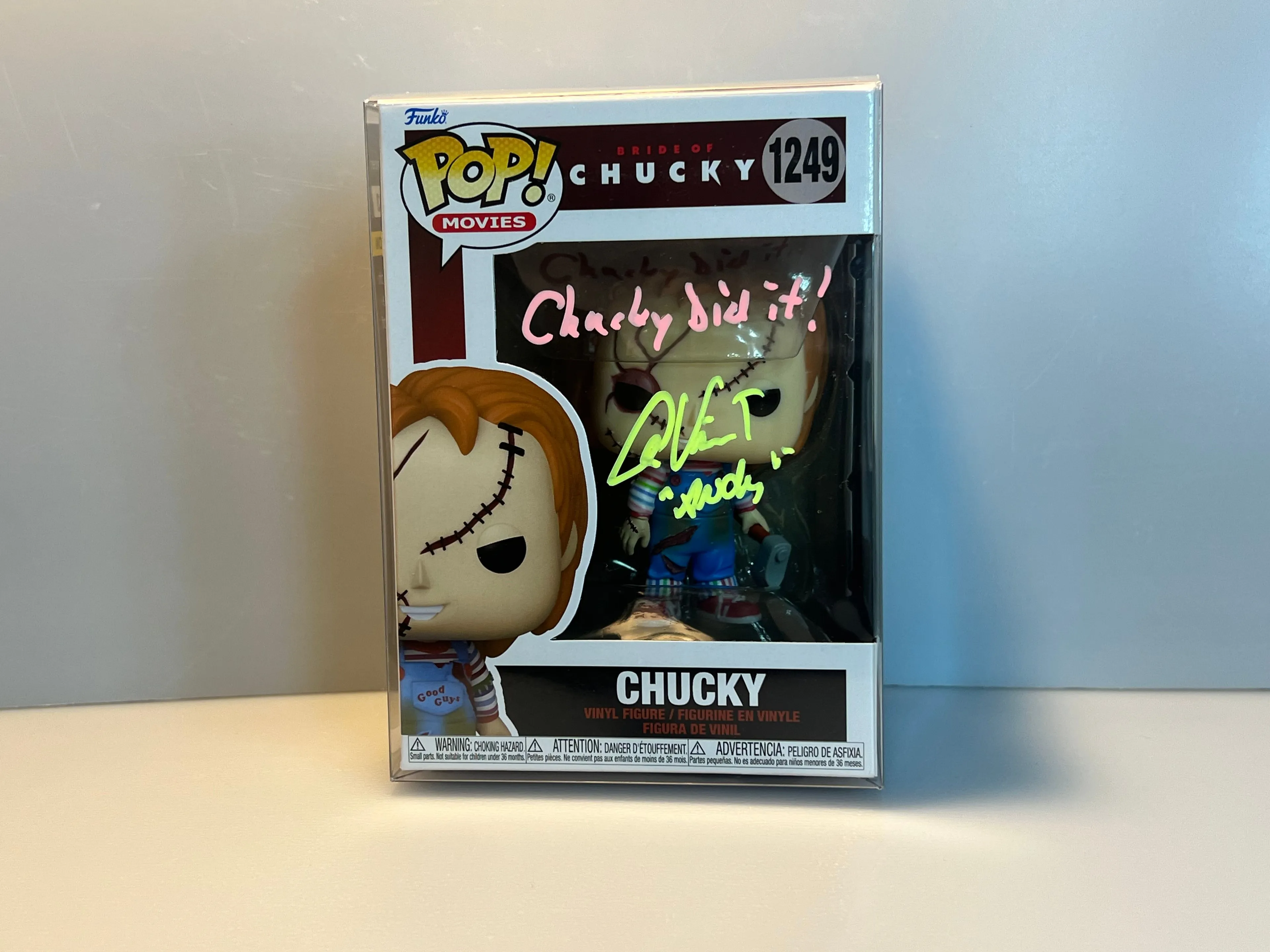 Product image for Alex Vincent signed Bride of Chucky POP