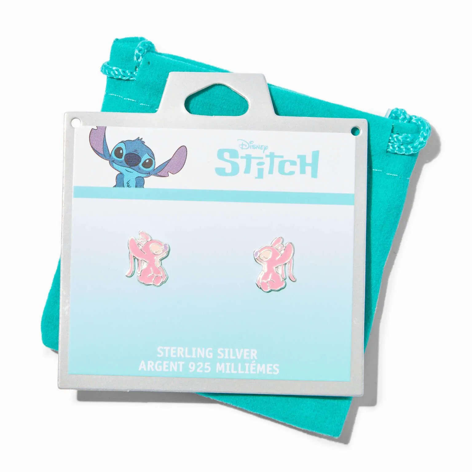 Product image for Disney Angel Sterling Silver Stud Earrings
