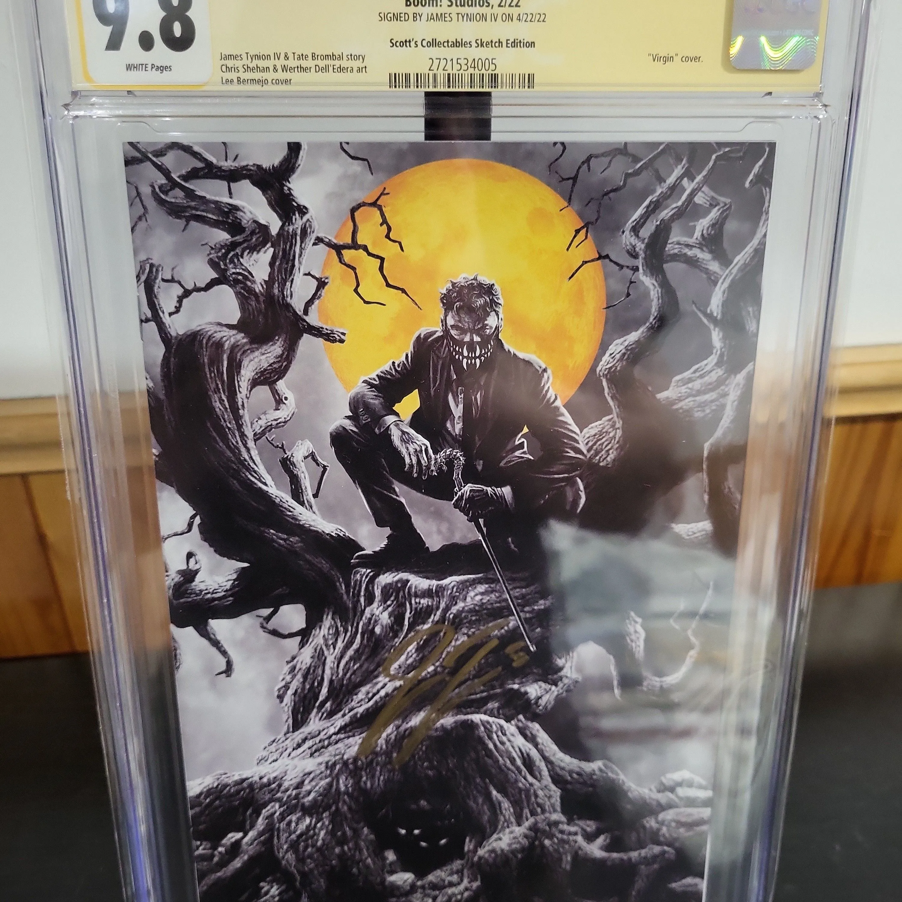 Product image for House of Slaughter 5 Scott's Collectables Sketch Edition CGC 9.8 2022