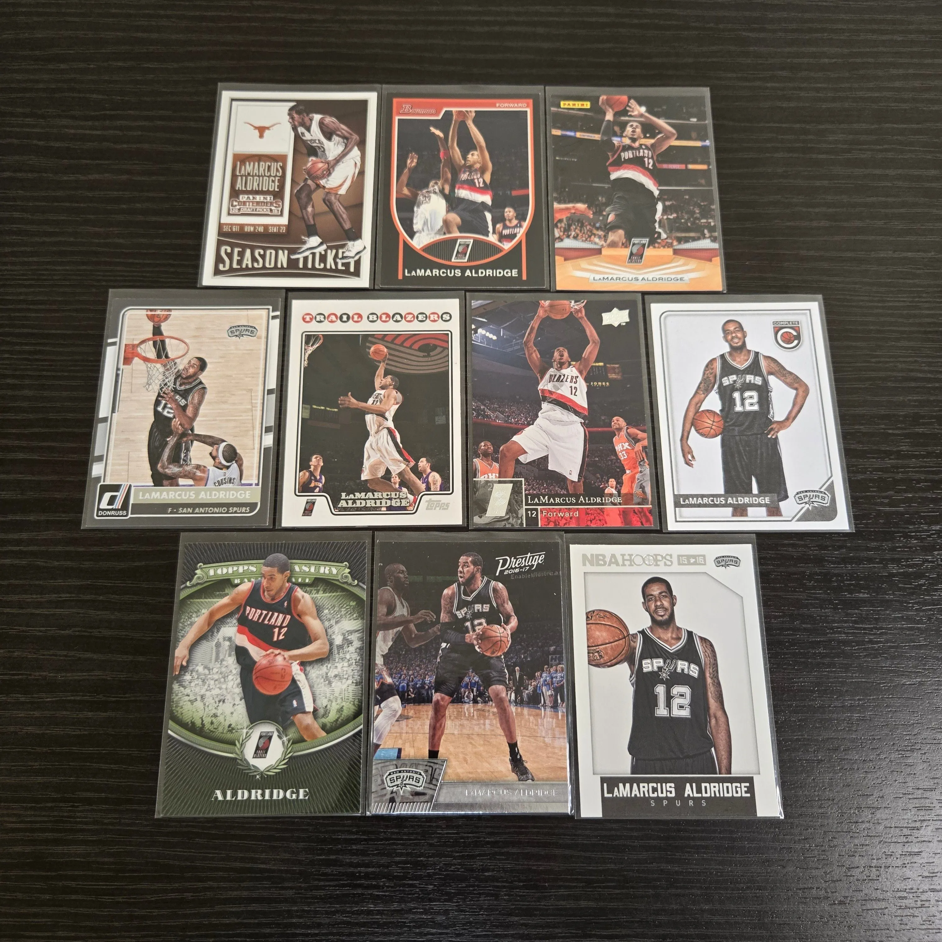 Product image for Lamarcus Aldridge Blazers Spurs NBA basketball cards 