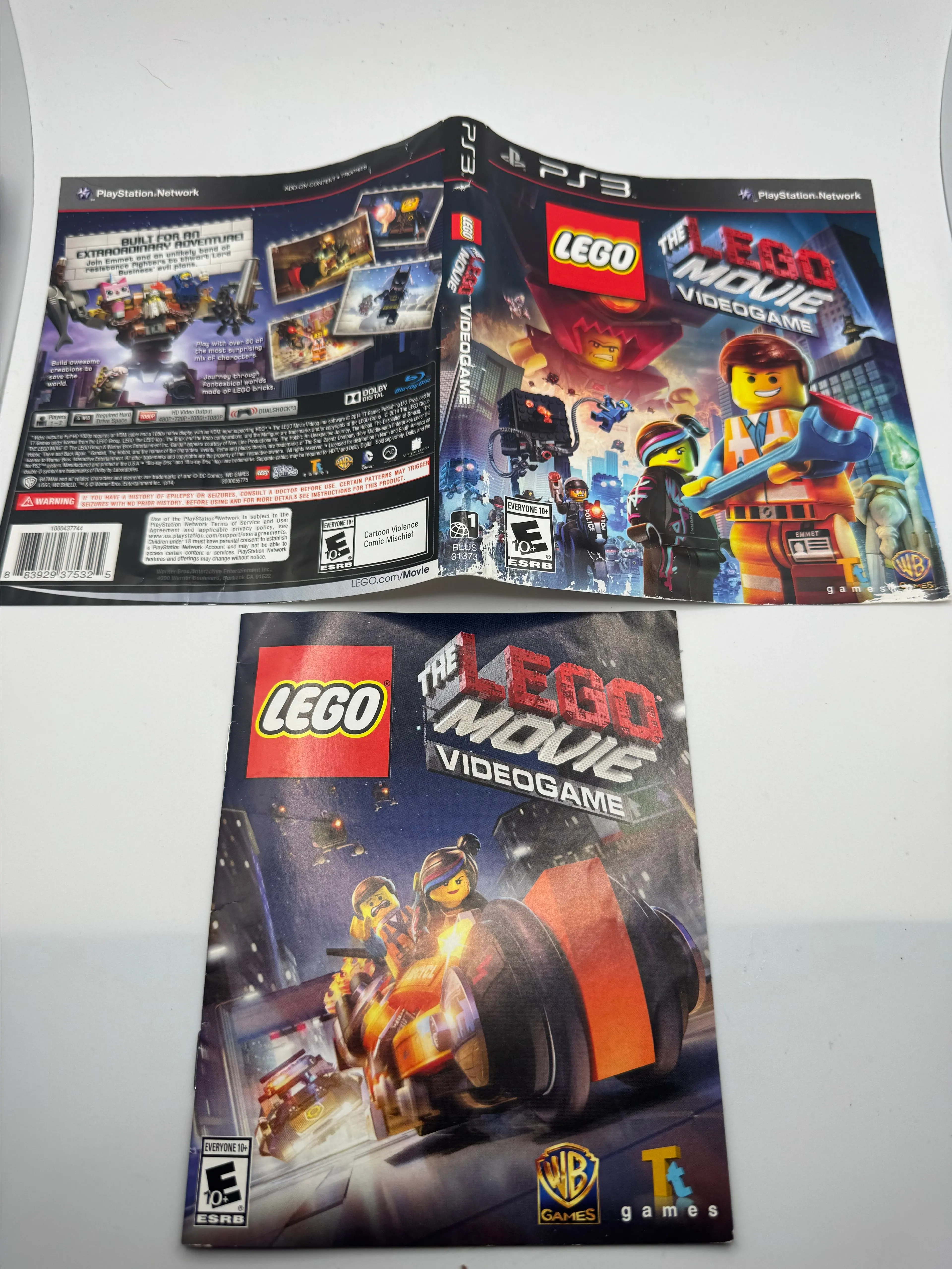 Product image for Cover Art / Manual - PS3 - Lego Movie