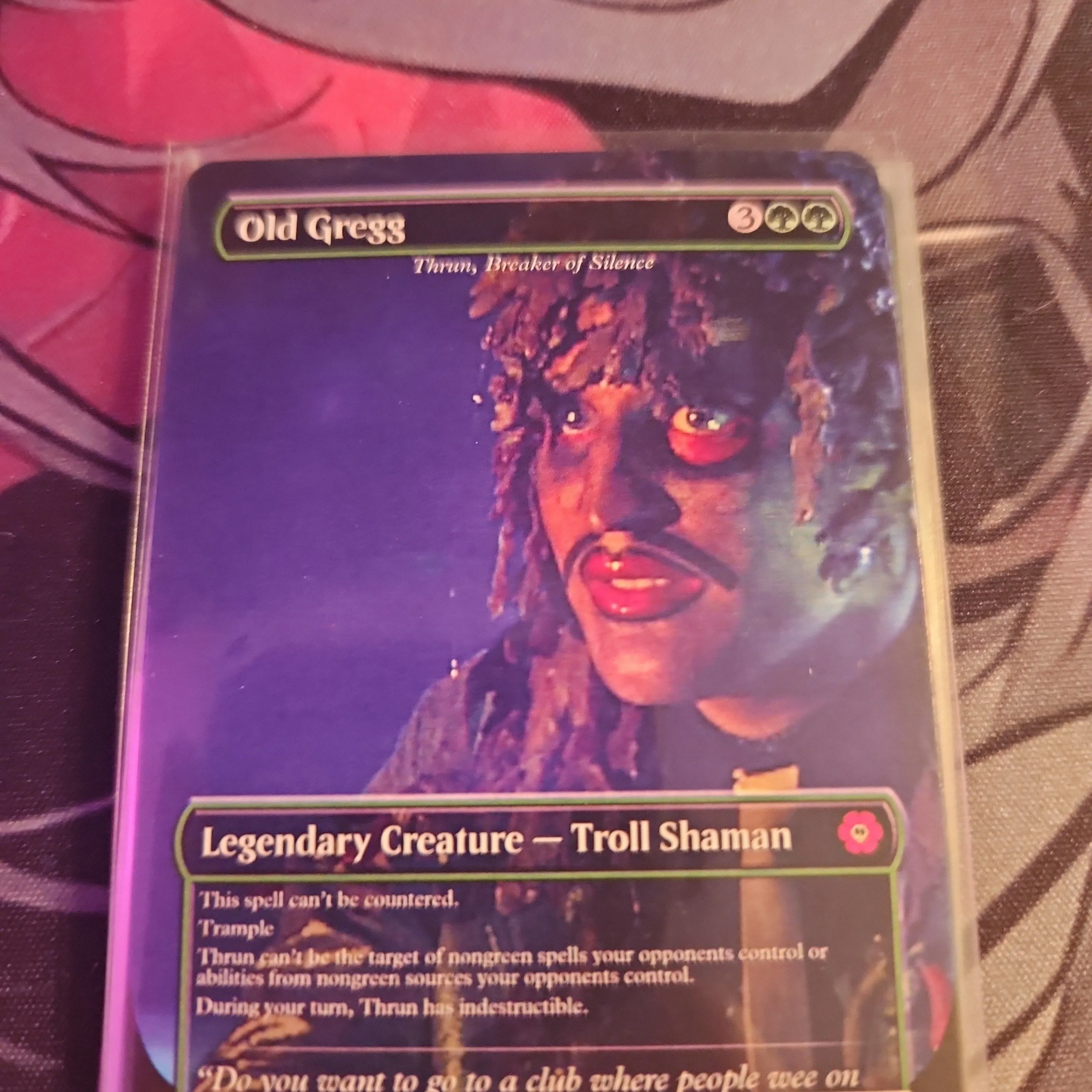Product image for Magic / MTG - PROXY ART Old Gregg Thrun Breaker of Silence 