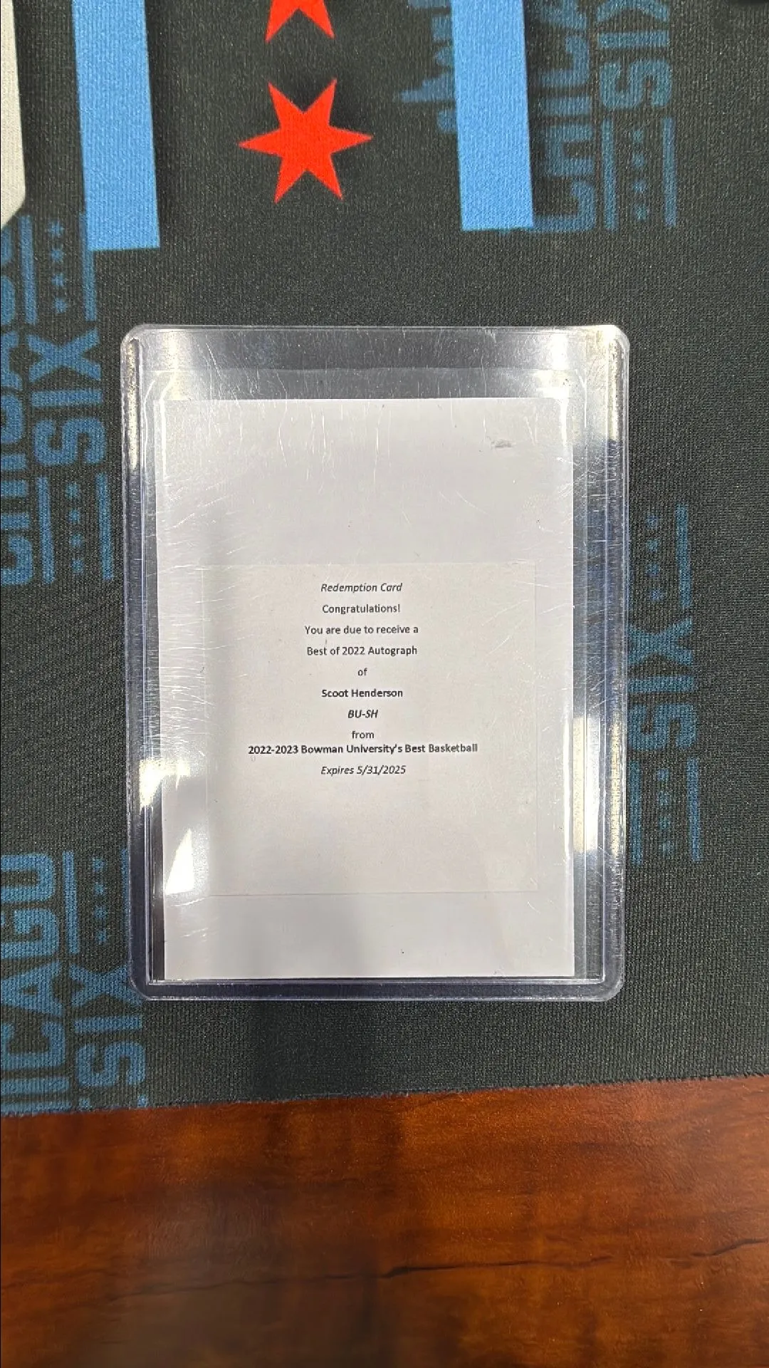 Product image for 2022 Bowman University Best Basketball Scoot Henderson Auto Redemption