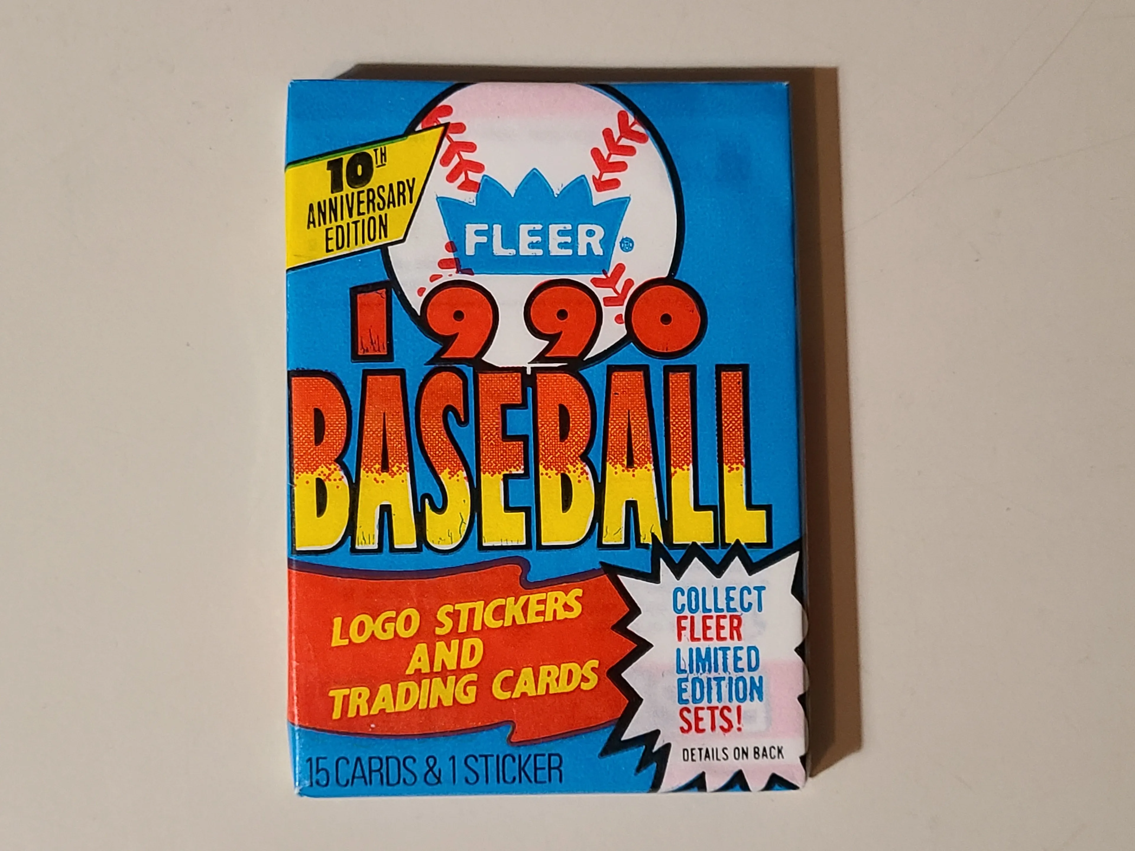 Product image for 1990 Fleer Baseball Card Pack