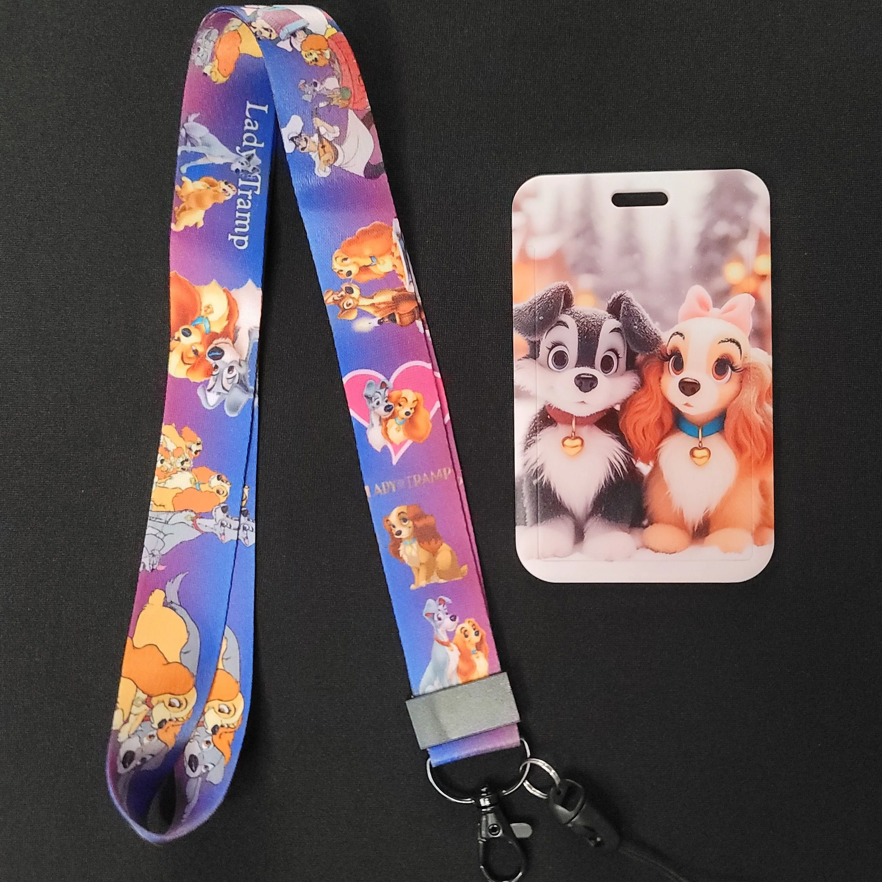 Product image for Lady and the Tramp ID Cardholder and Lanyard Set 