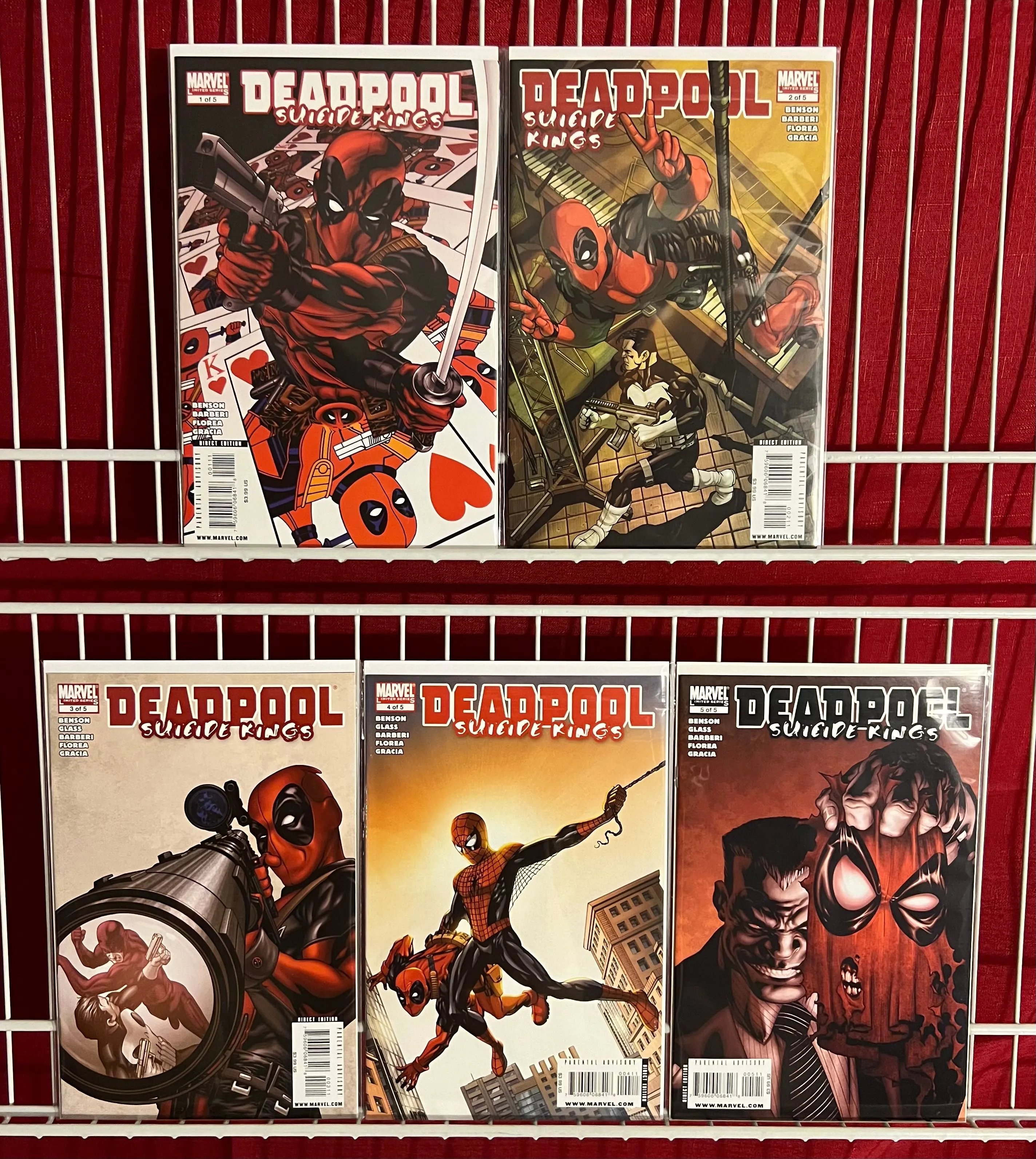 Product image for DEADPOOL SUICIDE KINGS 1-5 FULL SET 2009