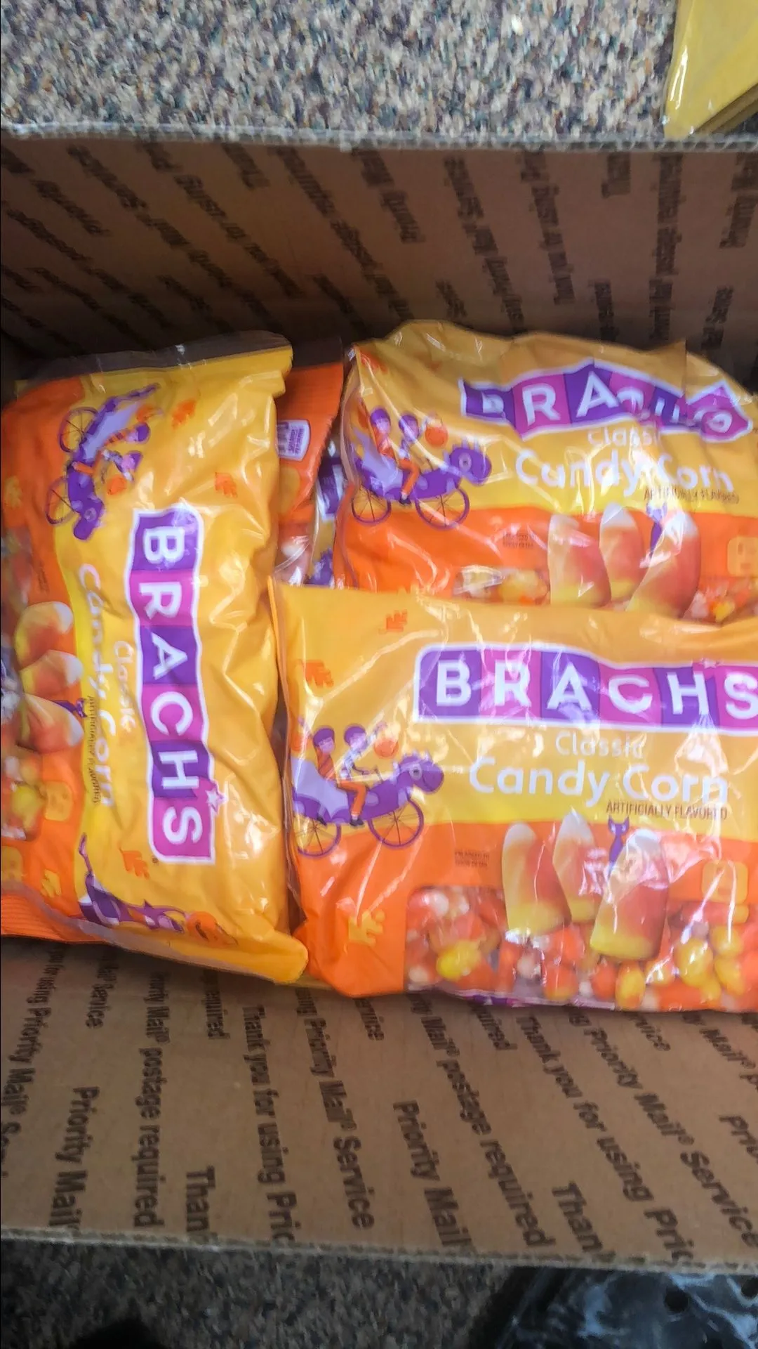 Product image for Box full of candy, corn, medium flat rate box