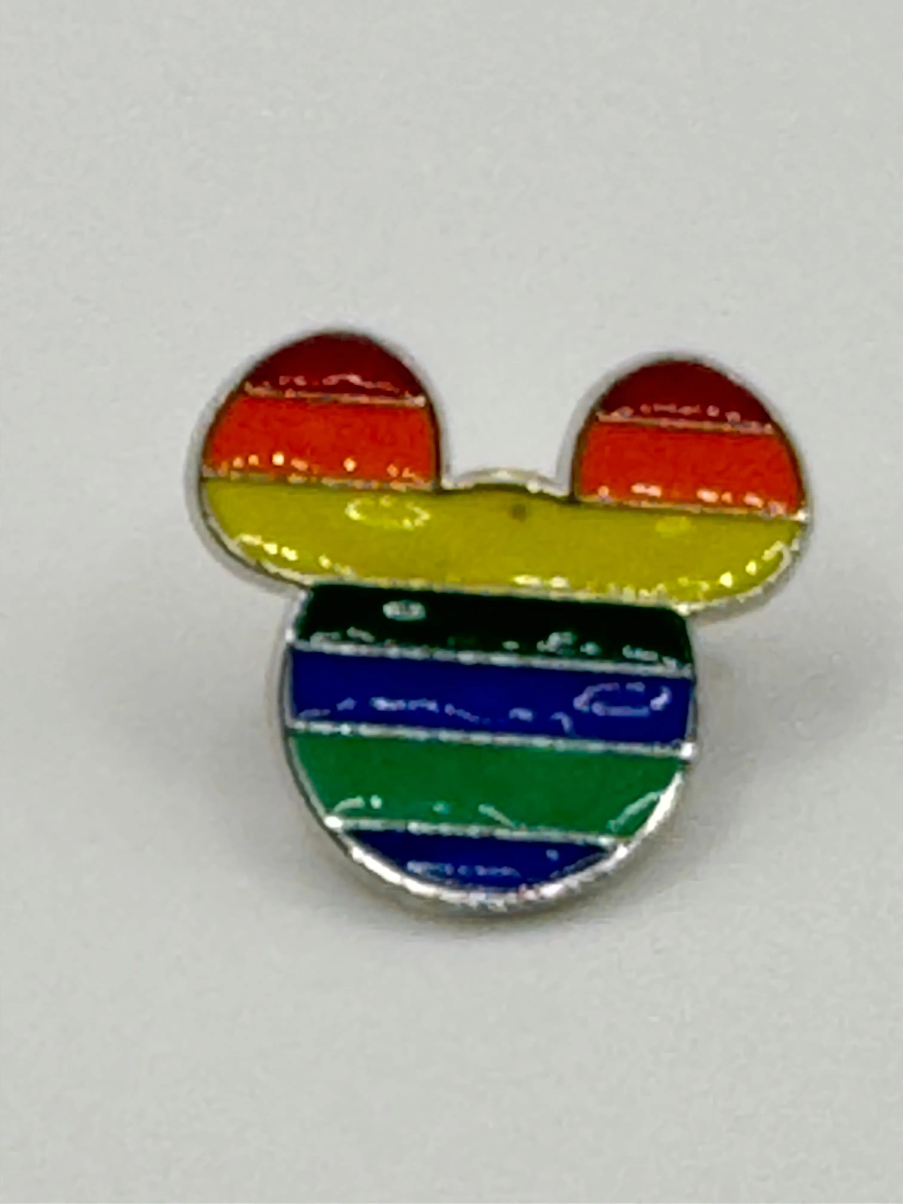 Product image for Disney - Pride Rainbow Mickey Mouse Head Pin Tie Tack