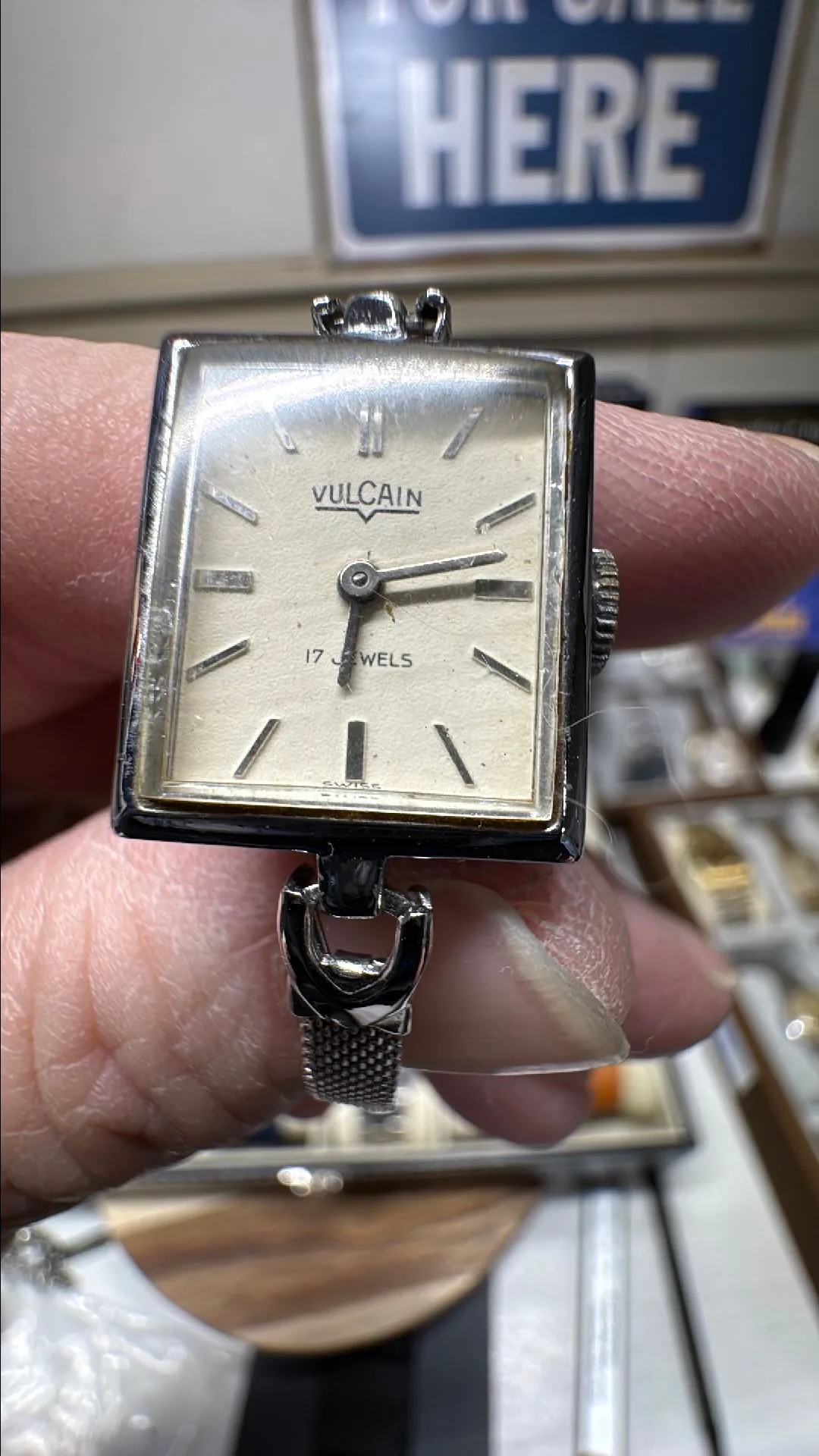 Product image for Michelle only Volcain ladies tank watch