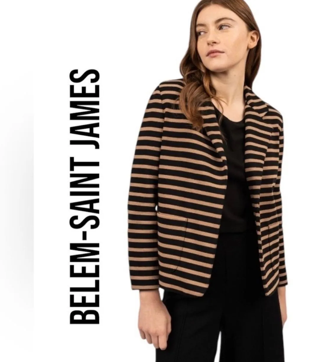Product image for NWT Belem - Saint James Stripe Blazer Sz 40