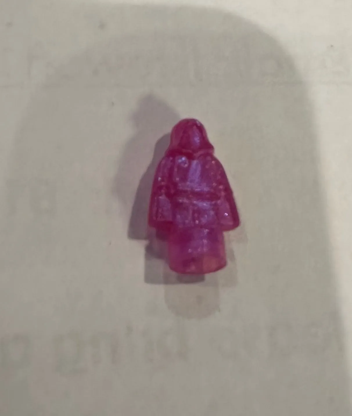 Product image for LEGO SW Monochrome Minifigure - Translucent SATIN Pink Palpatine Hologram - Unreleased