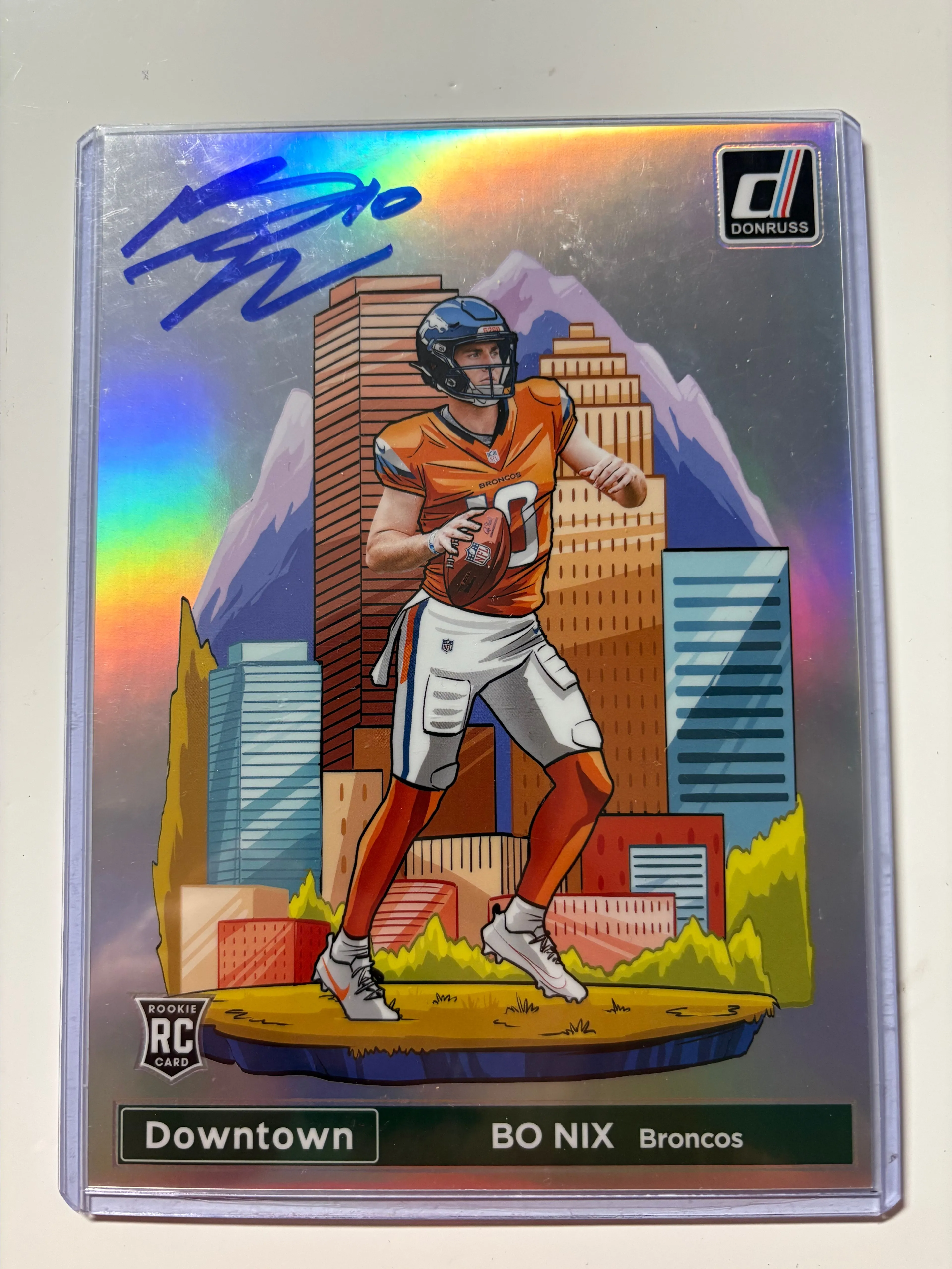 Product image for 2024 Jumbo Downtown Bo Nix Authentic Auto RC -Rare