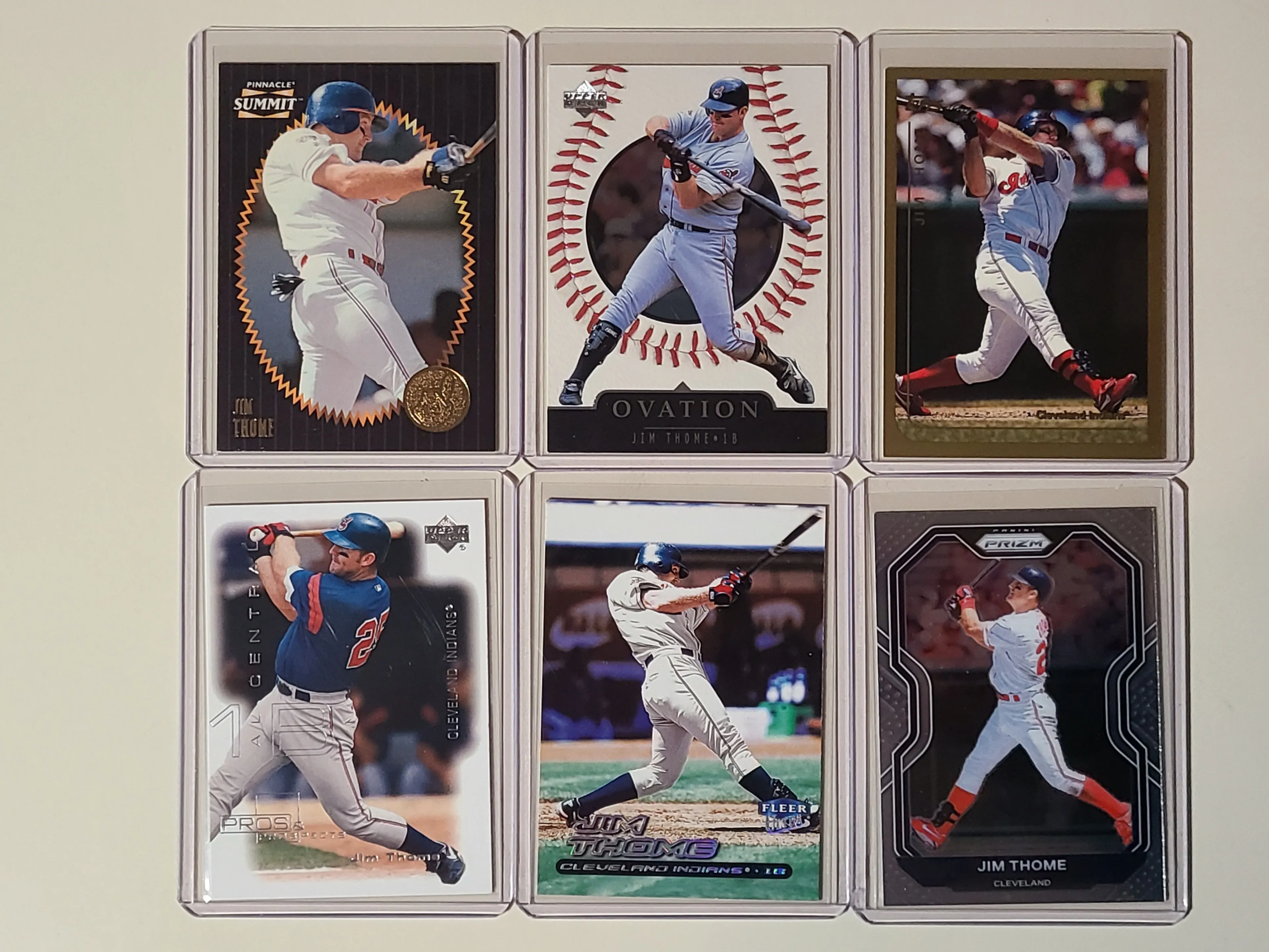 Product image for Jim Thome 6 Baseball Card Lot