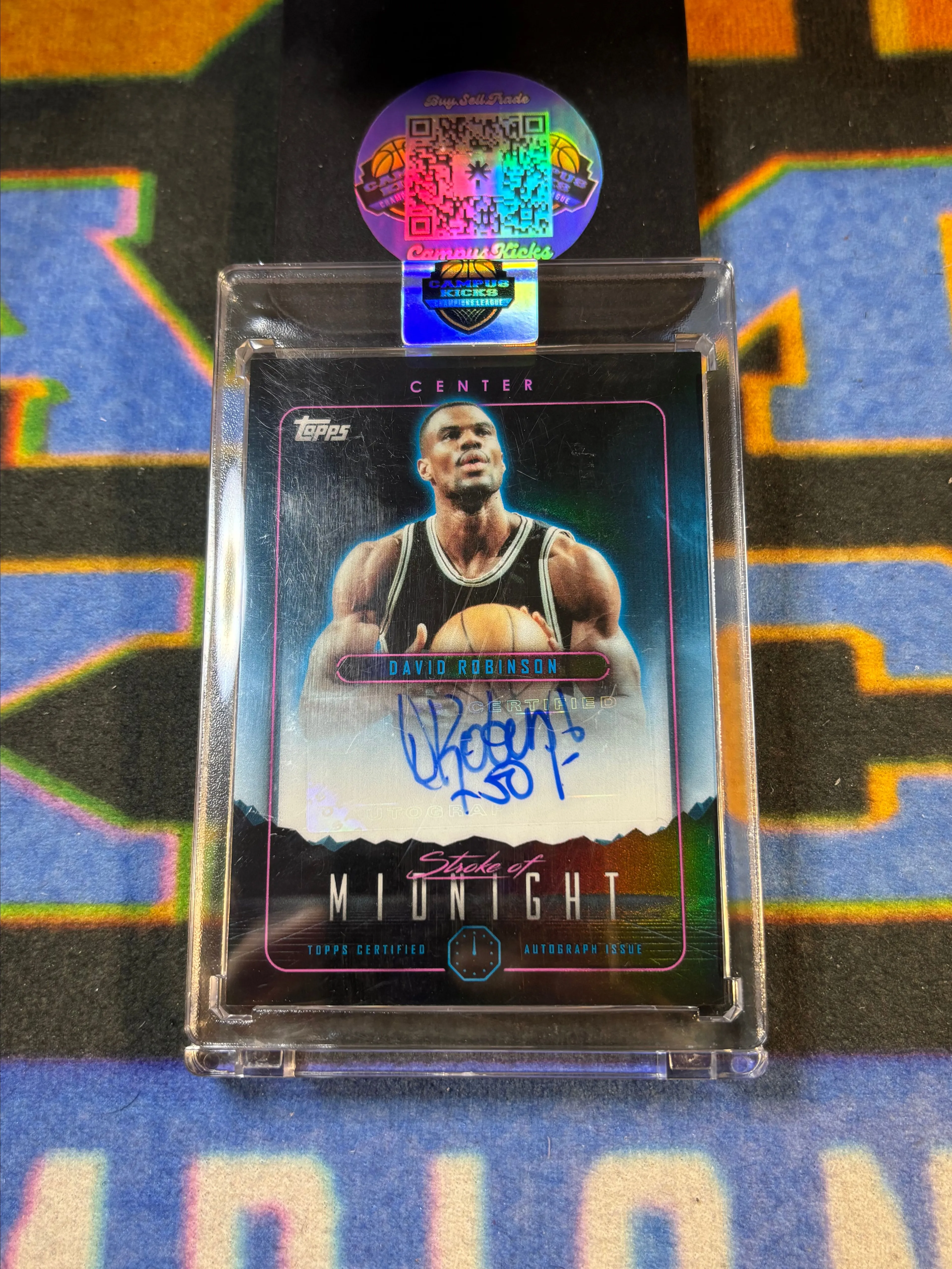 Product image for 2023-24 Topps Midnight David Robinson Stroke of Midnight Autographs