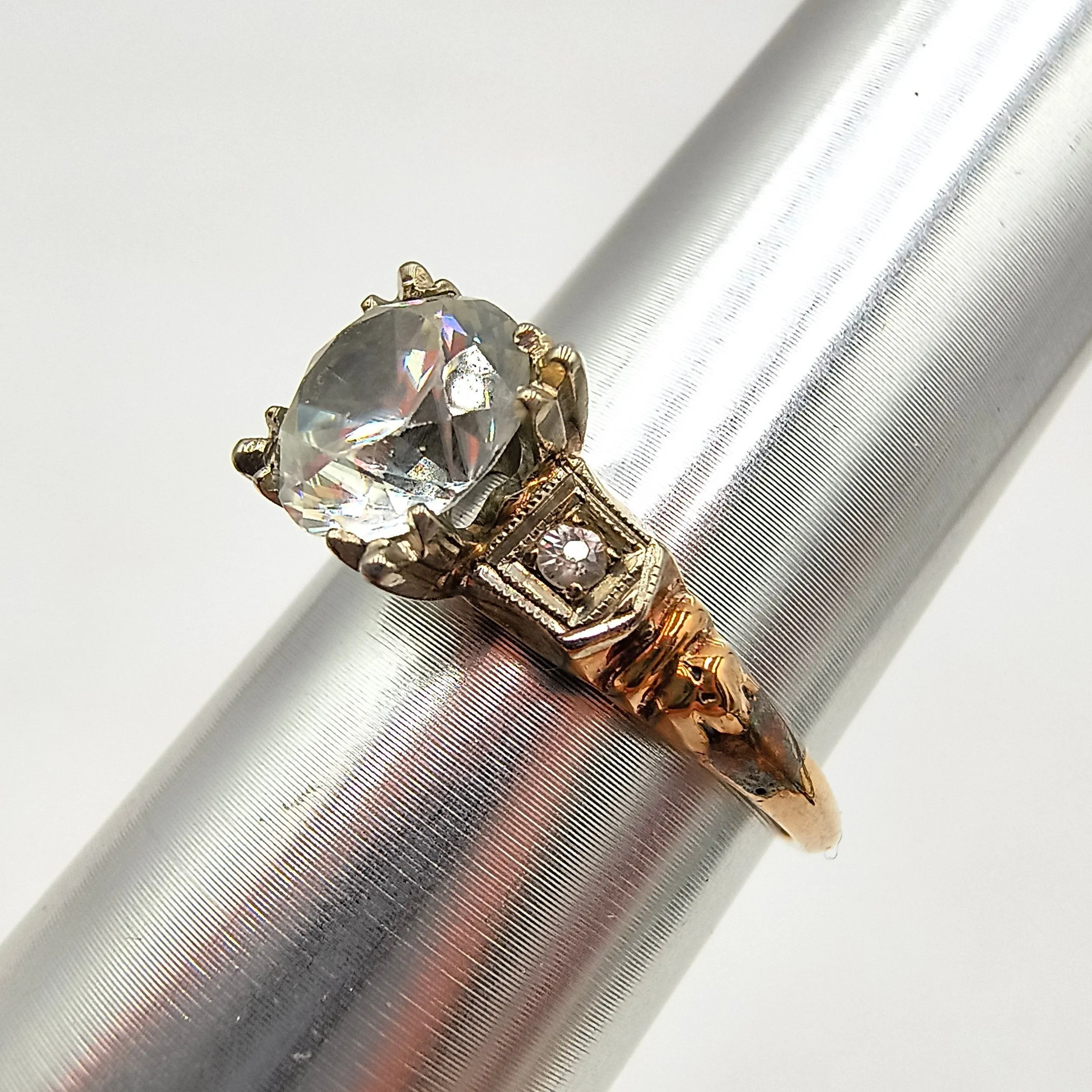 Product image for 18. Dason 10k Gold and Diamond Ring 